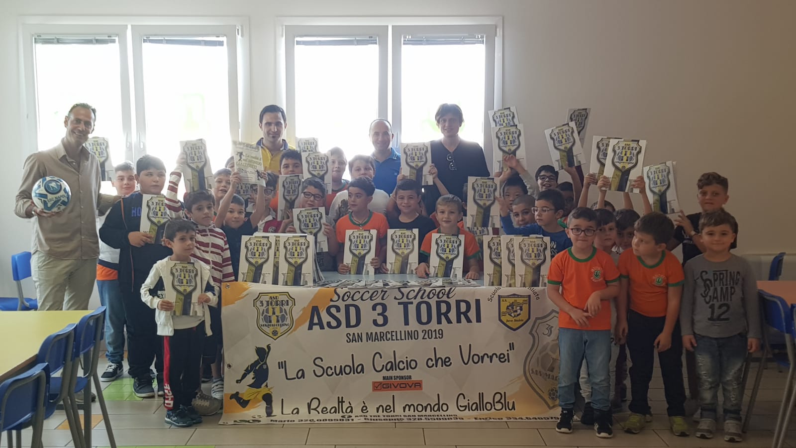 ‘A scuola con Te’, il nuovo progetto del Tre Torri San Marcellino