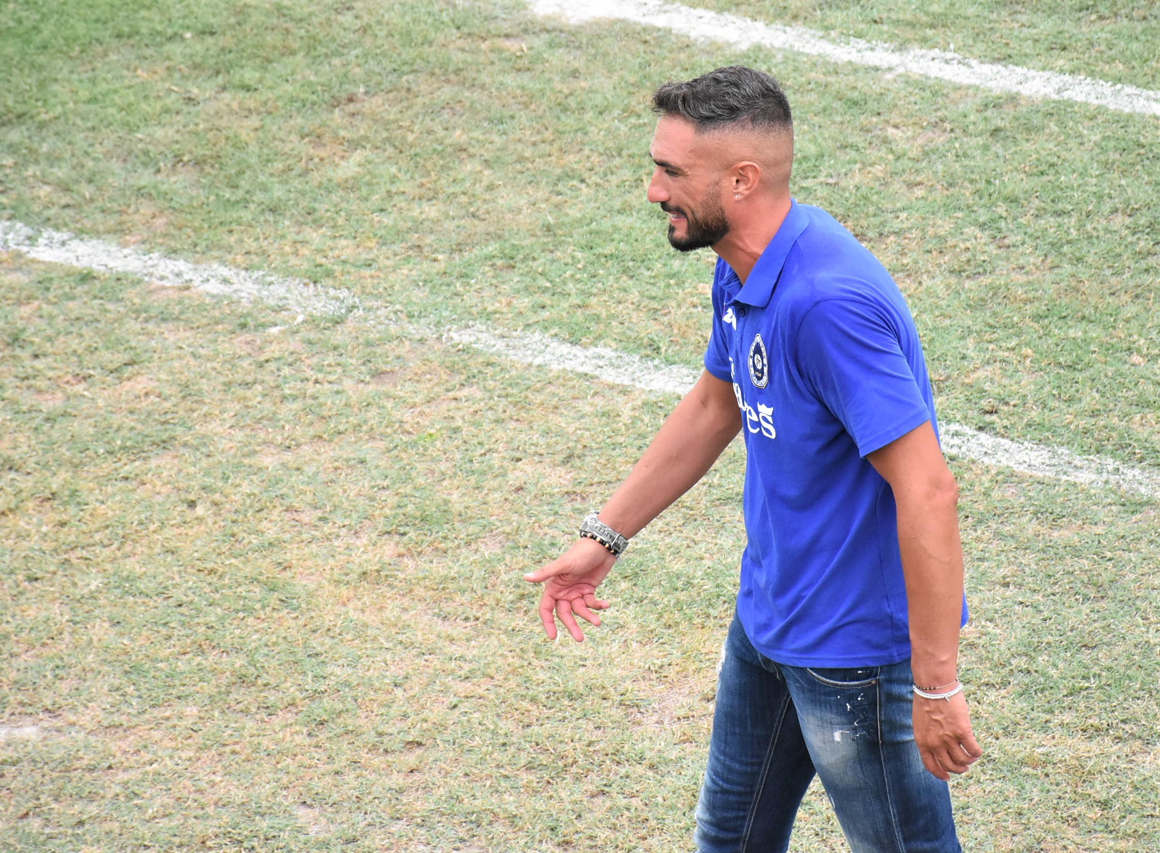 Pasquale Borrelli, allenatore del Gladiator (foto: Sportcasertano/Marco Falco)