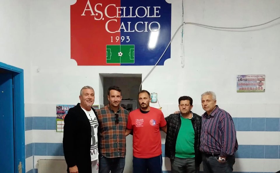 La dirigenza del Cellole con Francesco Diana