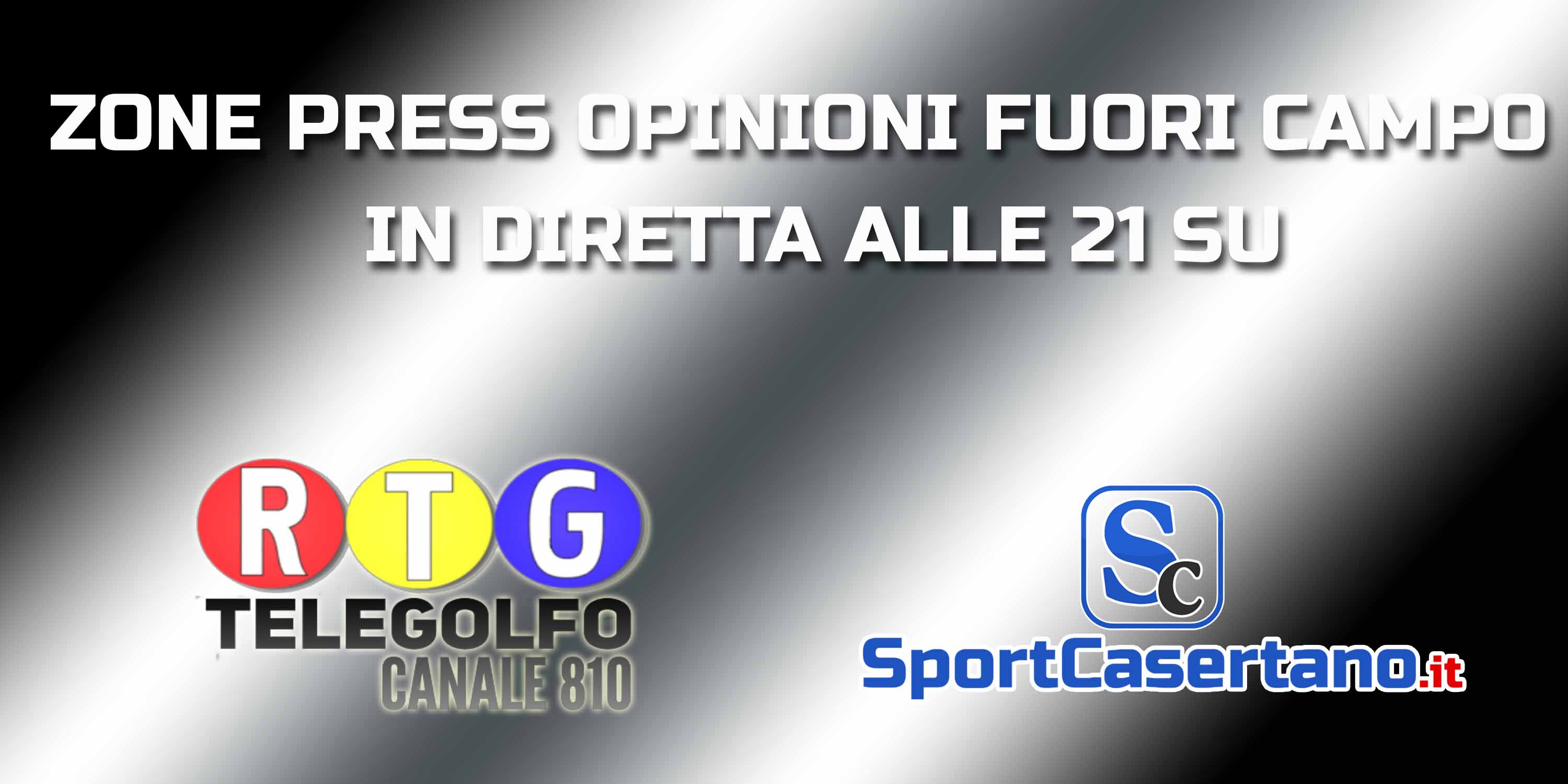LA JUVECASERTA SUL DIGITALE TERRESTRE – La nuove edizione di ‘Zone Press’ su Telegolfo e in diretta streaming