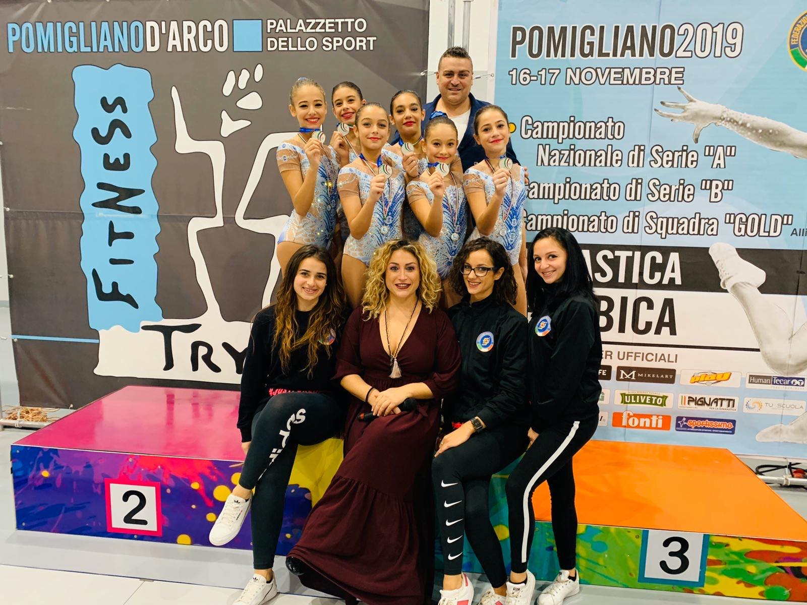 Ginnastica Aerobica: la Fitness Trybe Pomigliano è promossa in Serie A, Caserta fuori dal podio
