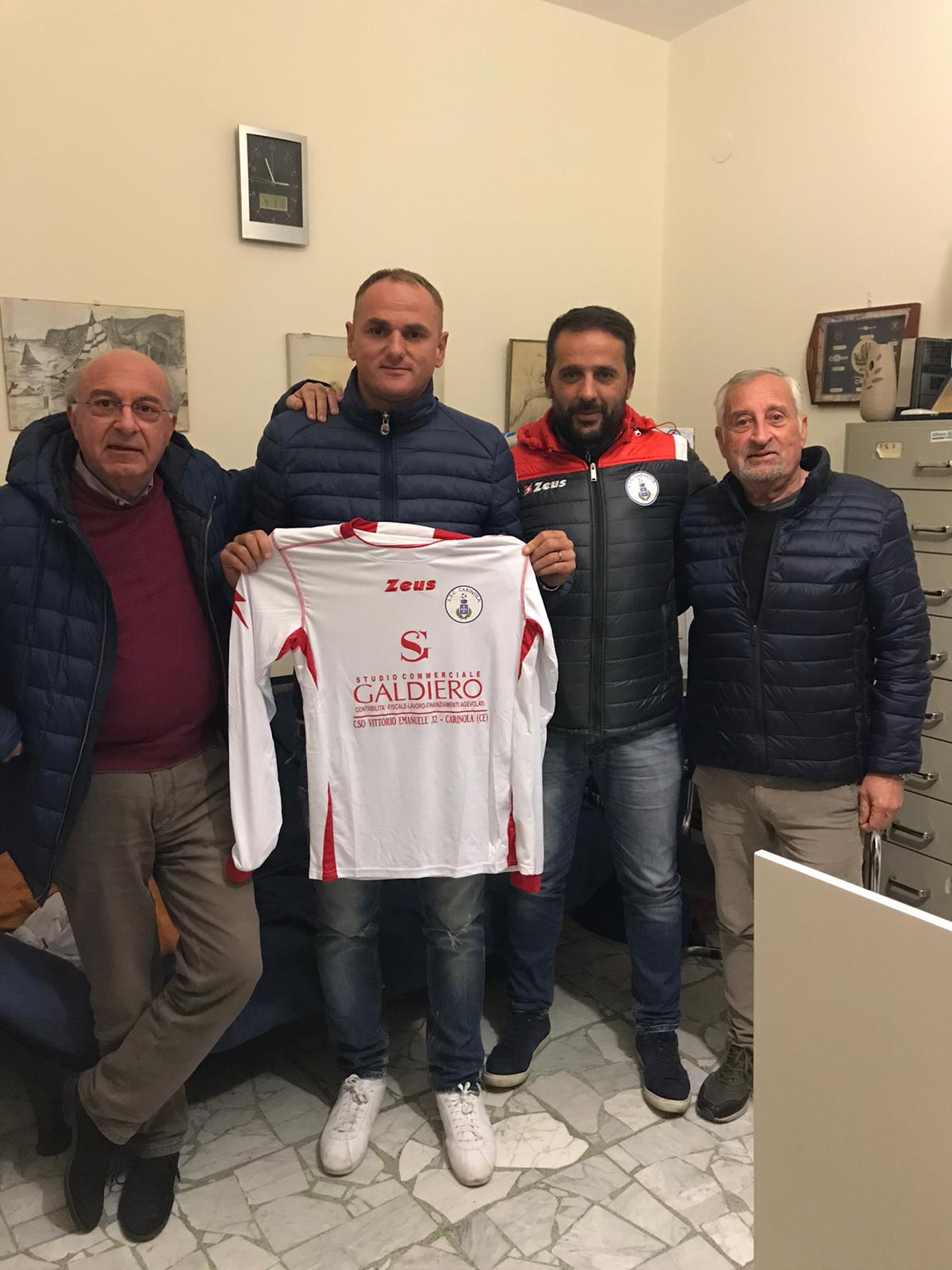 CARINOLA, ALTRO COLPO DI MERCATO. Dopo Pagliuca arriva un centrocampista dal Cellole