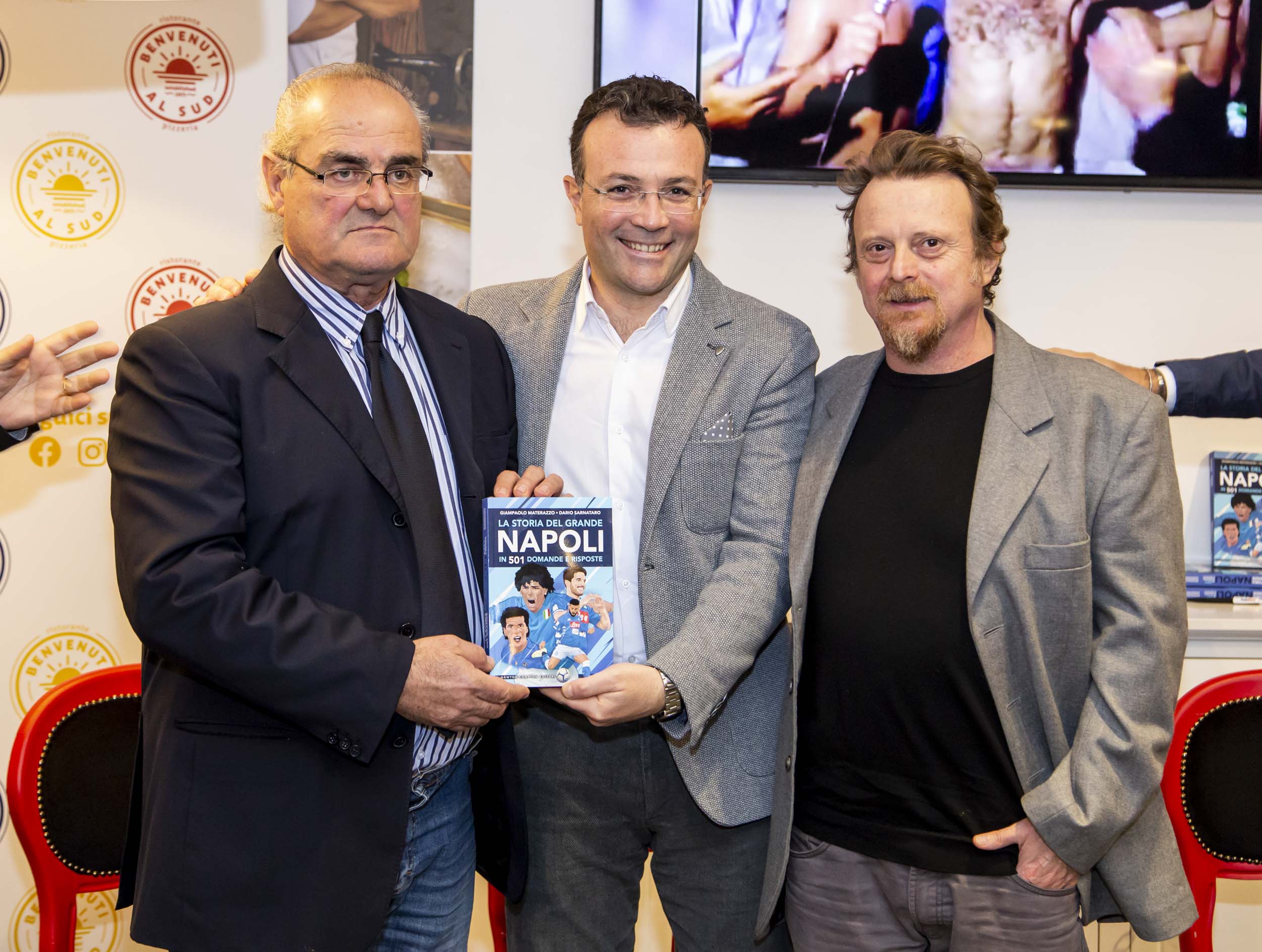 Grande successo a Lusciano per la presentazione de ‘La Storia del Grande Napoli  in 501 domande e risposte’