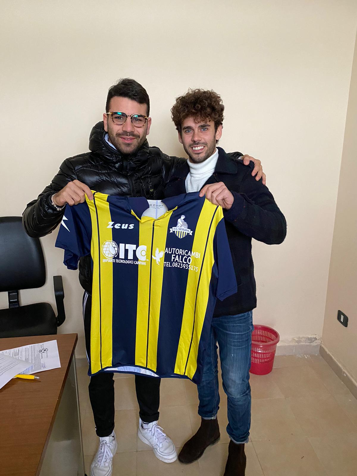 Salvatore De Iorio con il presidente Orabona