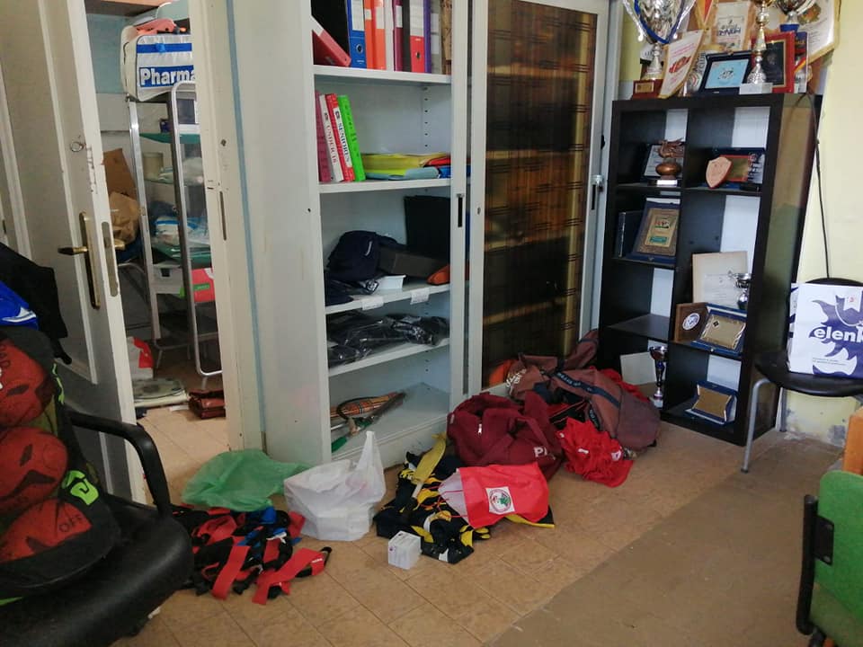 Approfittano del lockdown per saccheggiare ancora lo stadio del Rugby a Santa Maria