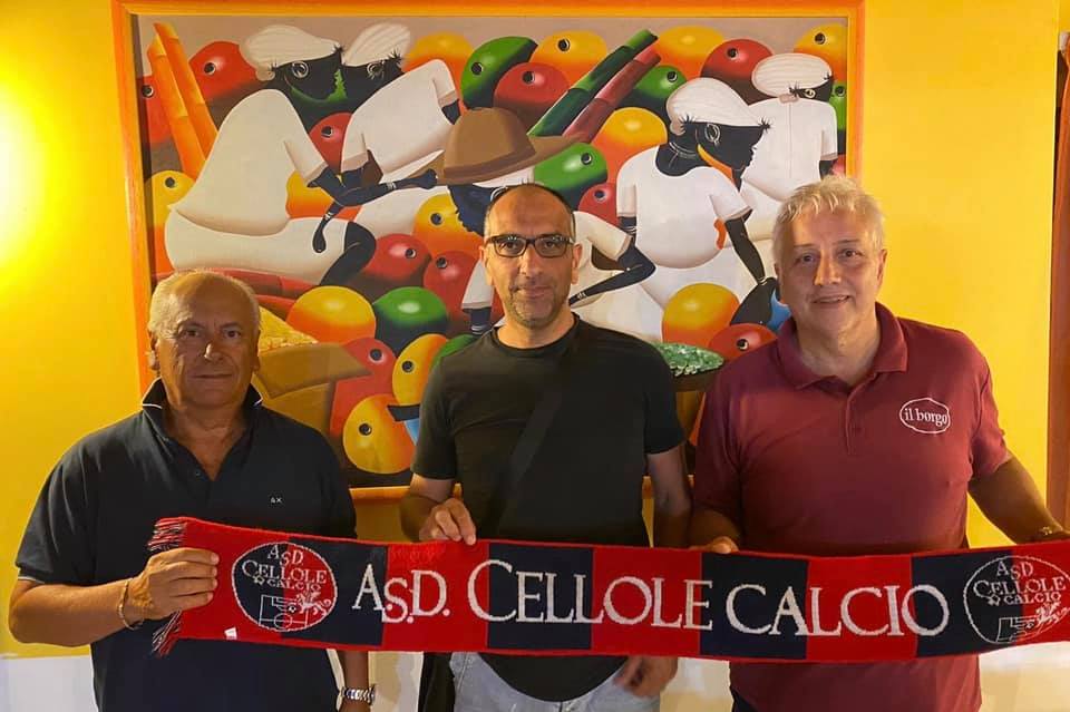 Michele Cimino con i dirigenti del Cellole
