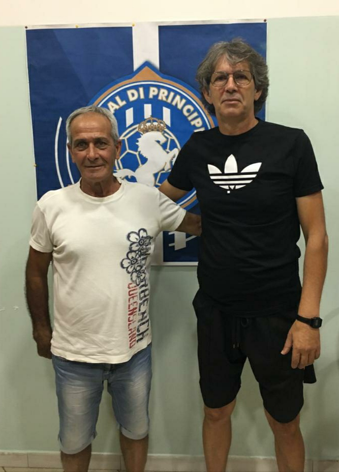 Il dirigente Fontana con Ciro Cantile