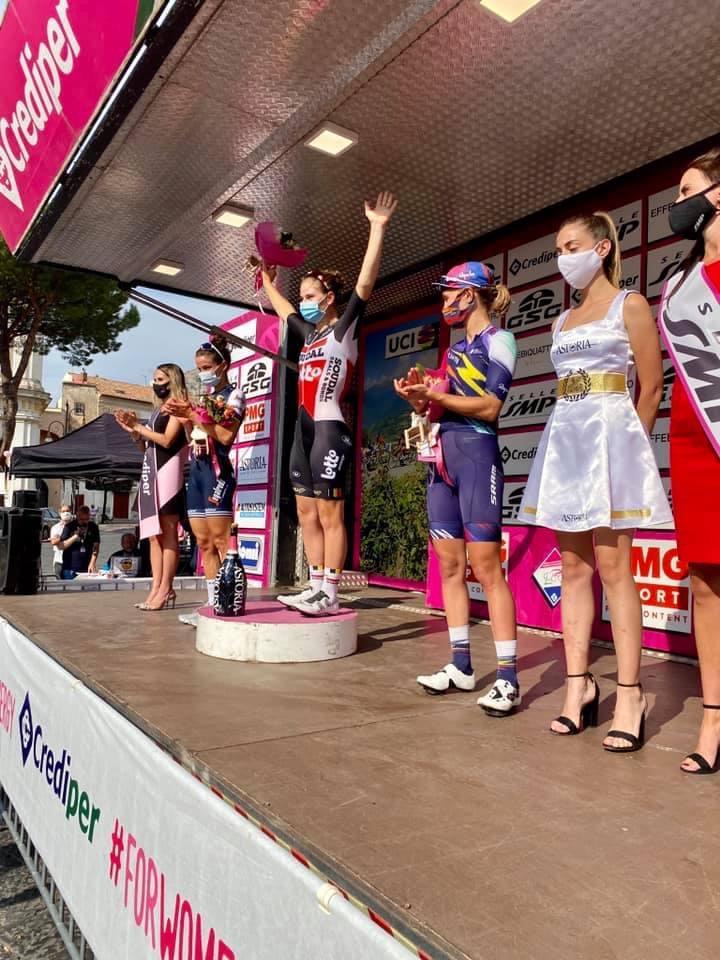 A Lotte Kopecky la settima tappa del Giro rosa Nola-Maddaloni
