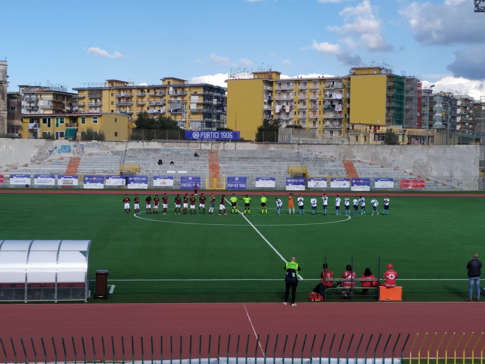 DOCCIA FREDDA PER IL REAL AVERSA. Il Portici vince in ‘zona Cesarini’ dopo la grande rimonta granata
