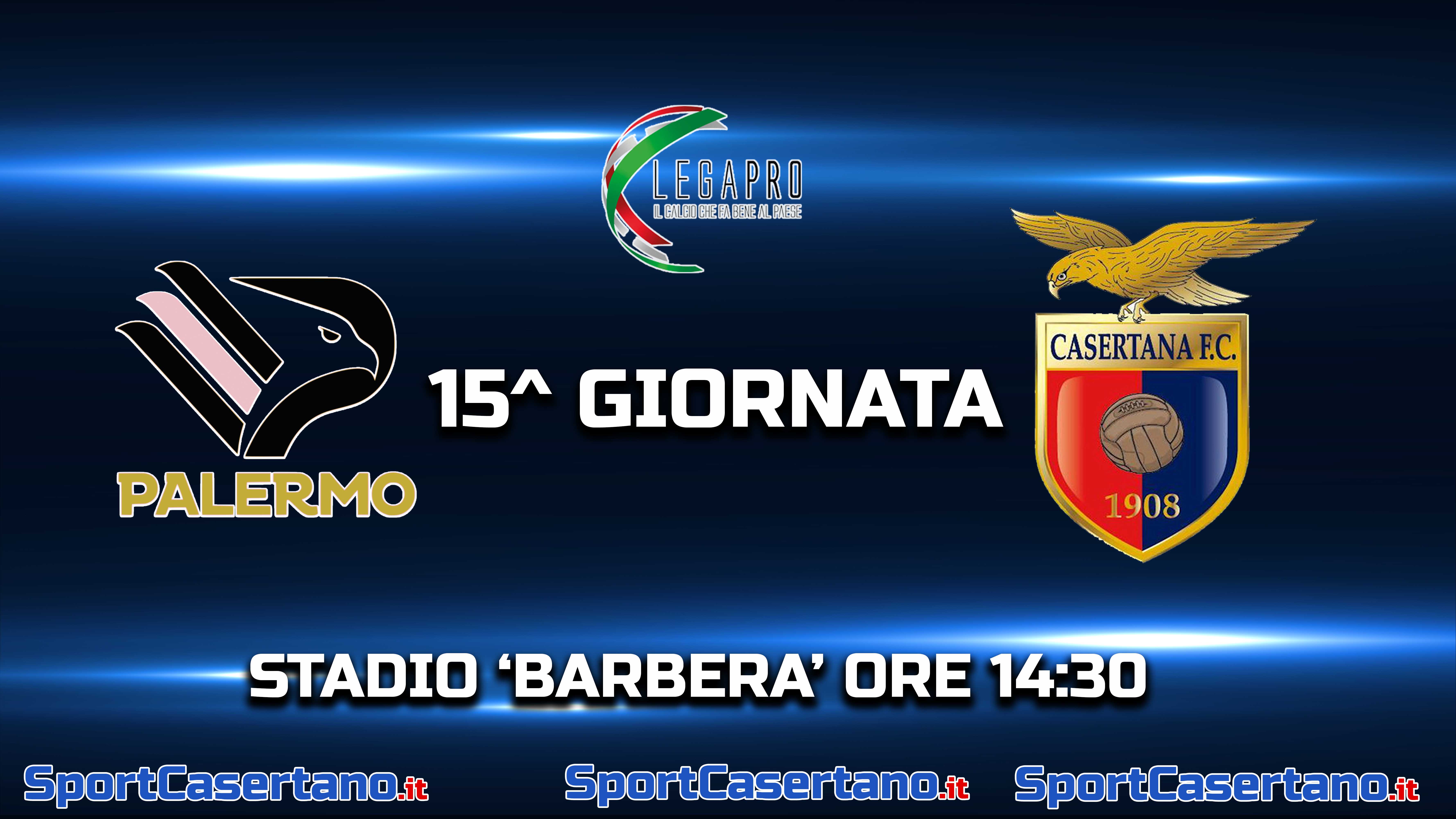 LE FORMAZIONI UFFICIALI DI PALERMO-CASERTANA. I rossoblù vogliono infrangere il tabù, scelte obbligate per Guidi