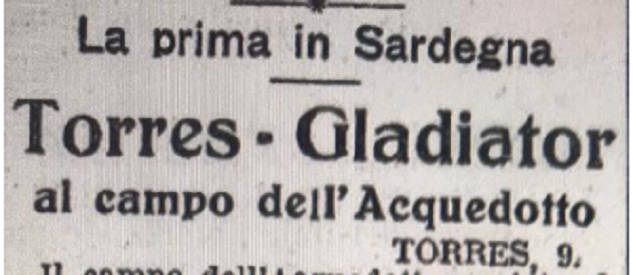 Gladiator contro la Torres (foto dell'epoca)