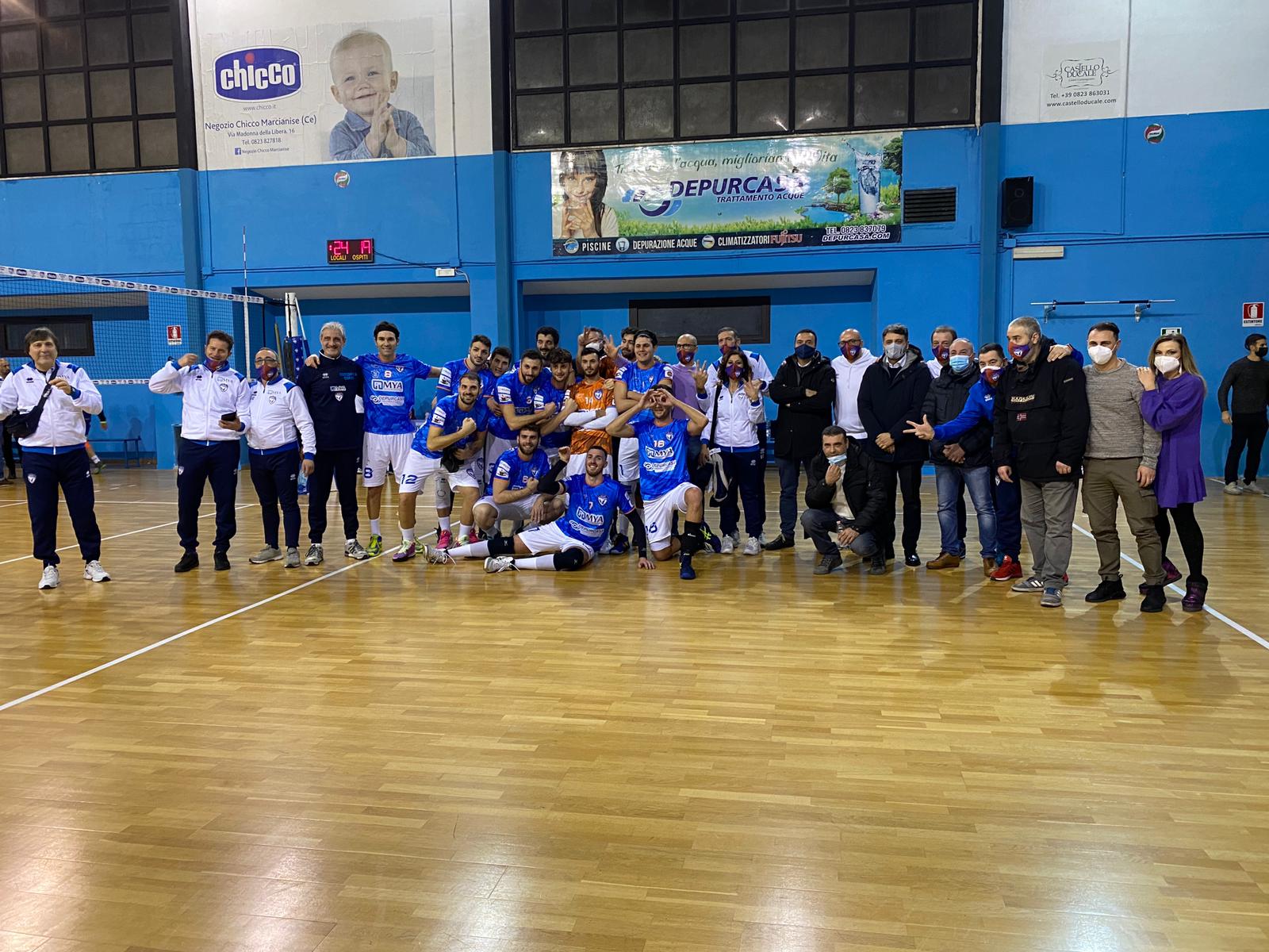 PARTENZA LANCIATA. Debutto vincente per la Mya Volley Marcianise, travolto il Rione Terra