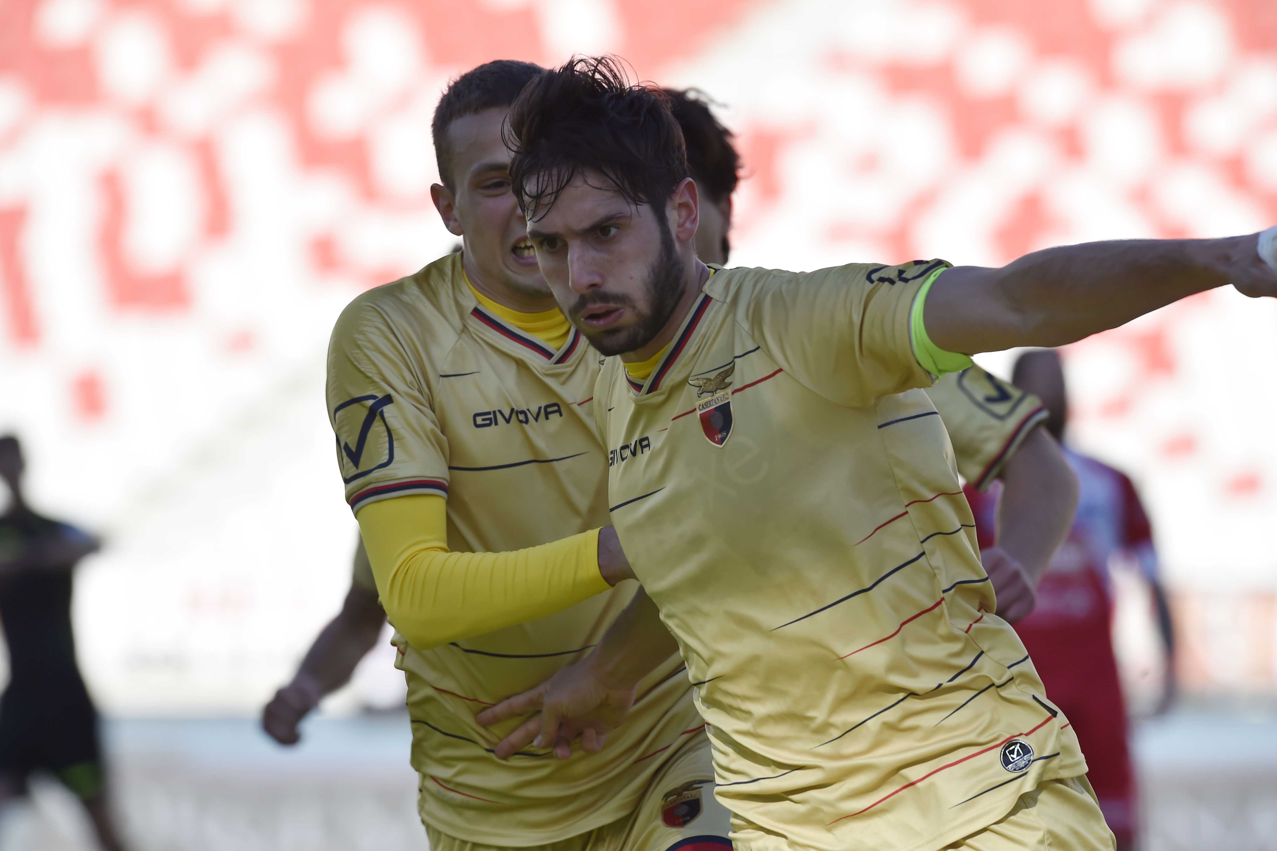 L'esultanza di Carillo (Foto Giuseppe Scialla)