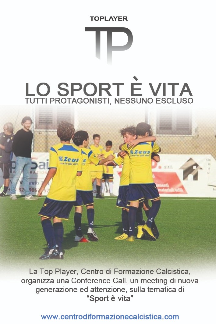 La Top Player organizza il convegno “Sport è vita”