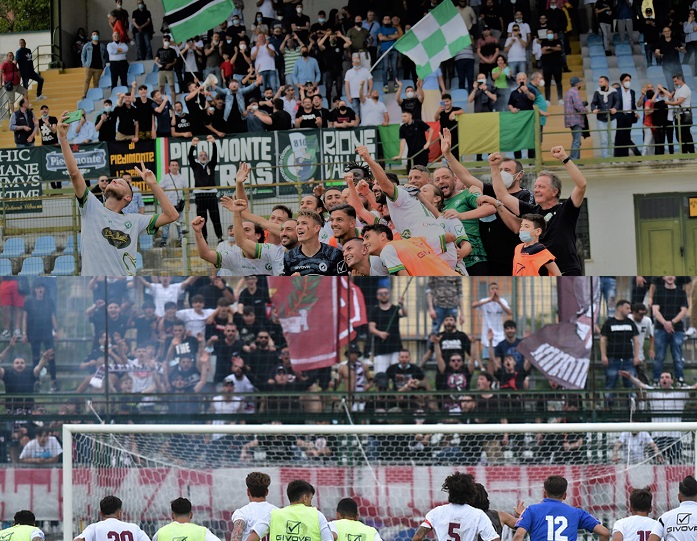 LA GRANDE BELLEZZA. Quanto mancavano i tifosi, che bolgia per Matese e Real Aversa: il “Ferrante” ed il “Bisceglia” l’arma in più