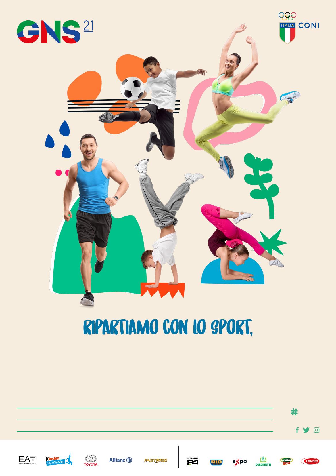 Domenica la Giornata Nazionale per la ripartenza dello Sport