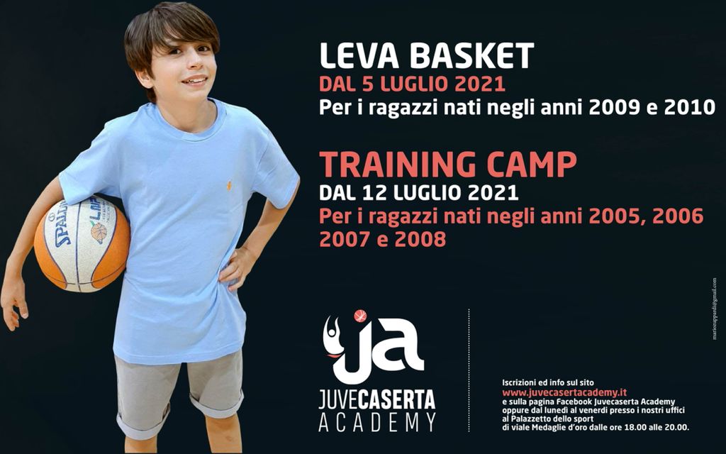 L’INIZIATIVA DELLA JUVECASERTA ACADEMY. Dal 5 luglio leva di basket gratuita per i 2009 e 2010