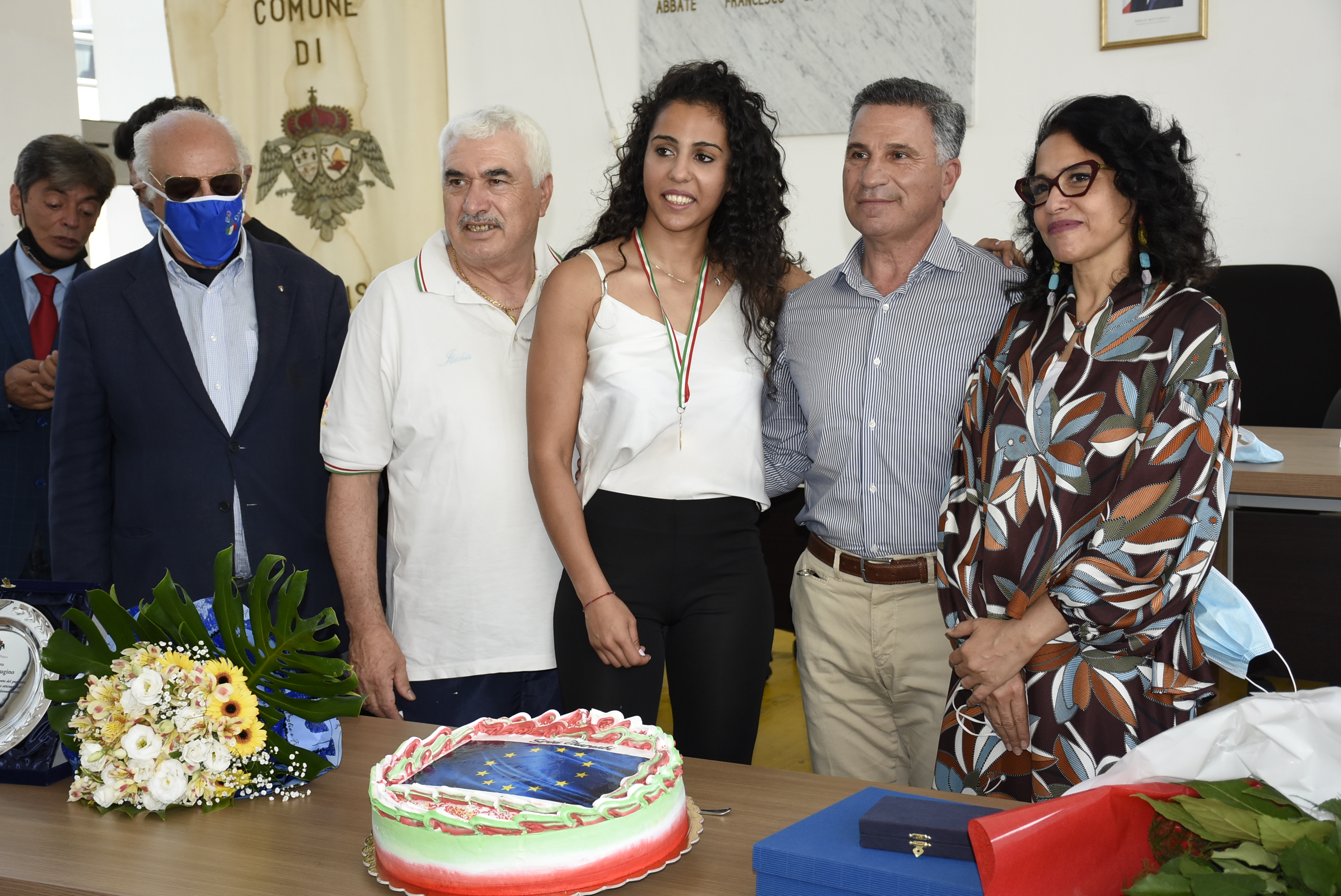 CHE FESTA PER SIRINE! San Prisco incorona la sua regina: premiata in comune la campionessa europea