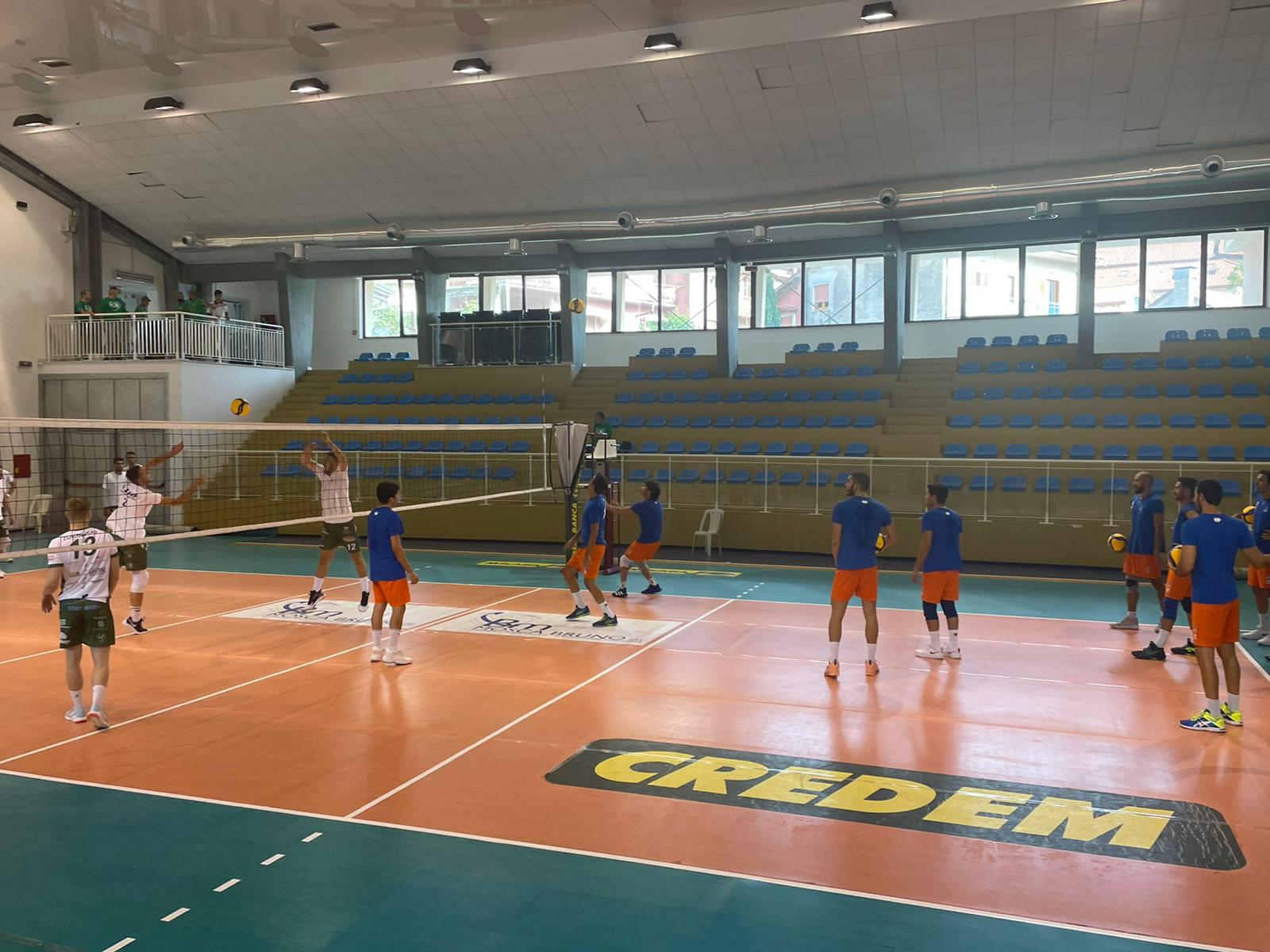 Un momento della gara contro Massa