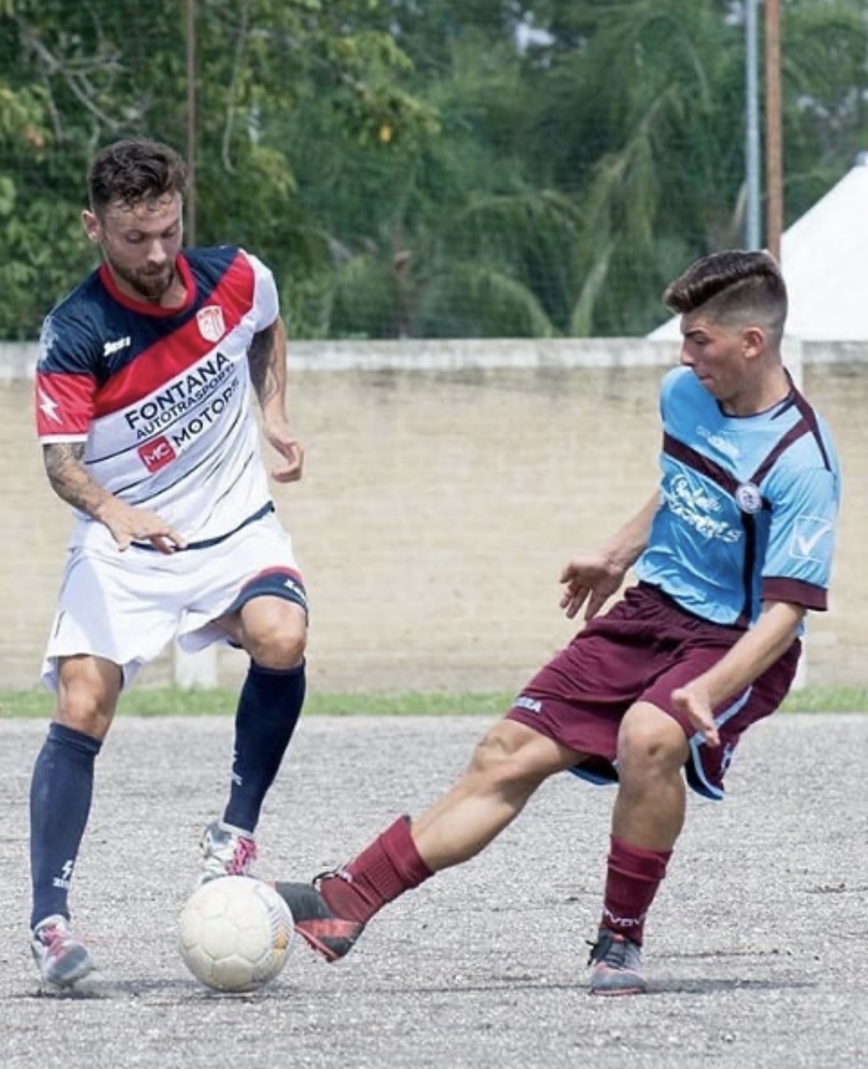 Enrico Baratti in foto, autore del secondo goal del Lusciano