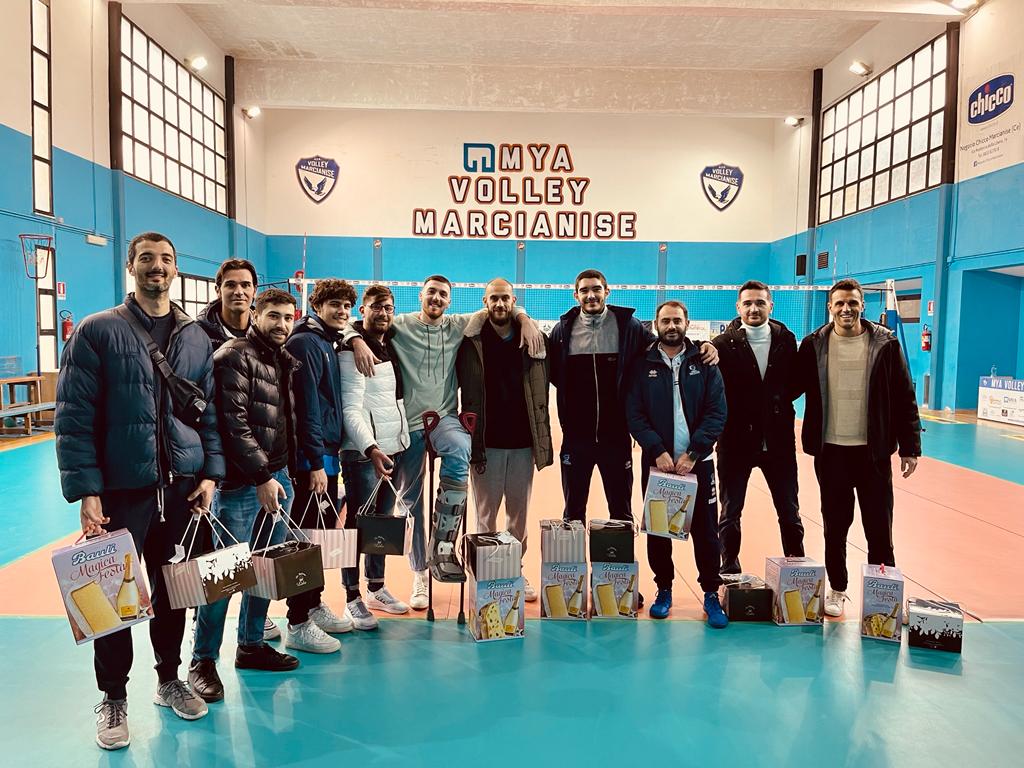 GLI AUGURI DEL VOLLEY MARCIANISE. Il messaggio del presidente Sgueglia: “Ci aspettiamo molto di più dalla squadra e sotto l’albero vorrei trovare…”