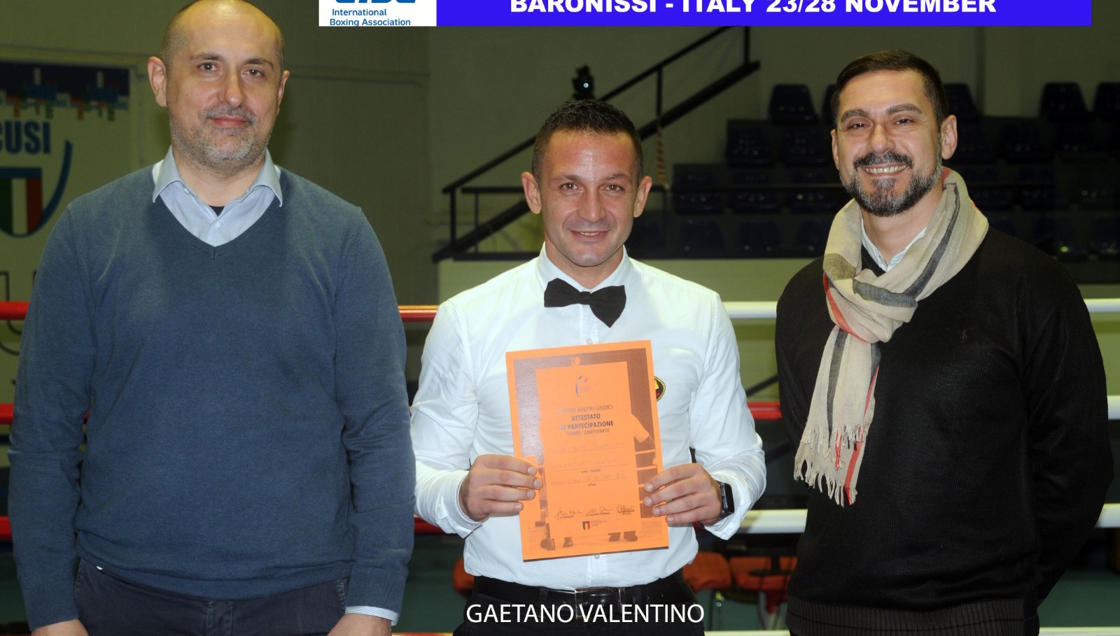 Il marcianisano Gaetano Valentino promosso ad Arbitro Internazionale di Pugilato