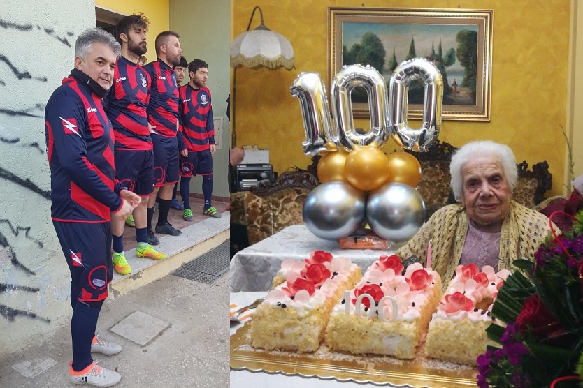 Francesco Mortelliti e la nonna Paola