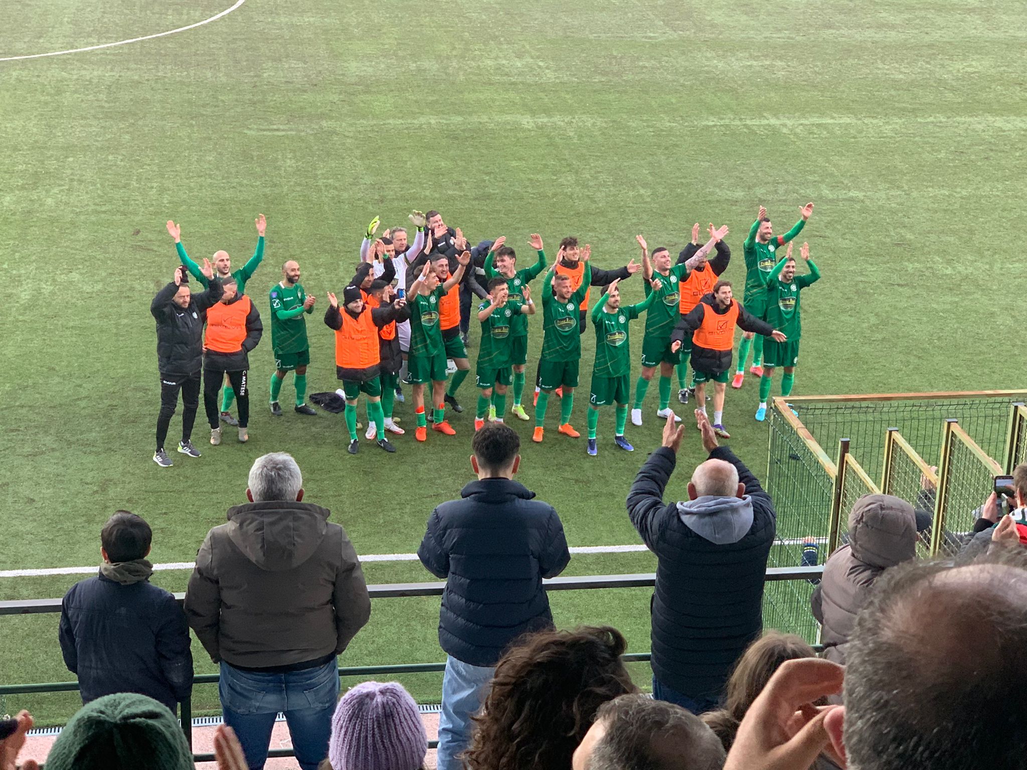 IL MATESE FA LA JUVENTUS. I Lupi ci credono “fino alla fine” ed al 93′ ‘El Tanque’ Galesio gela il Fano