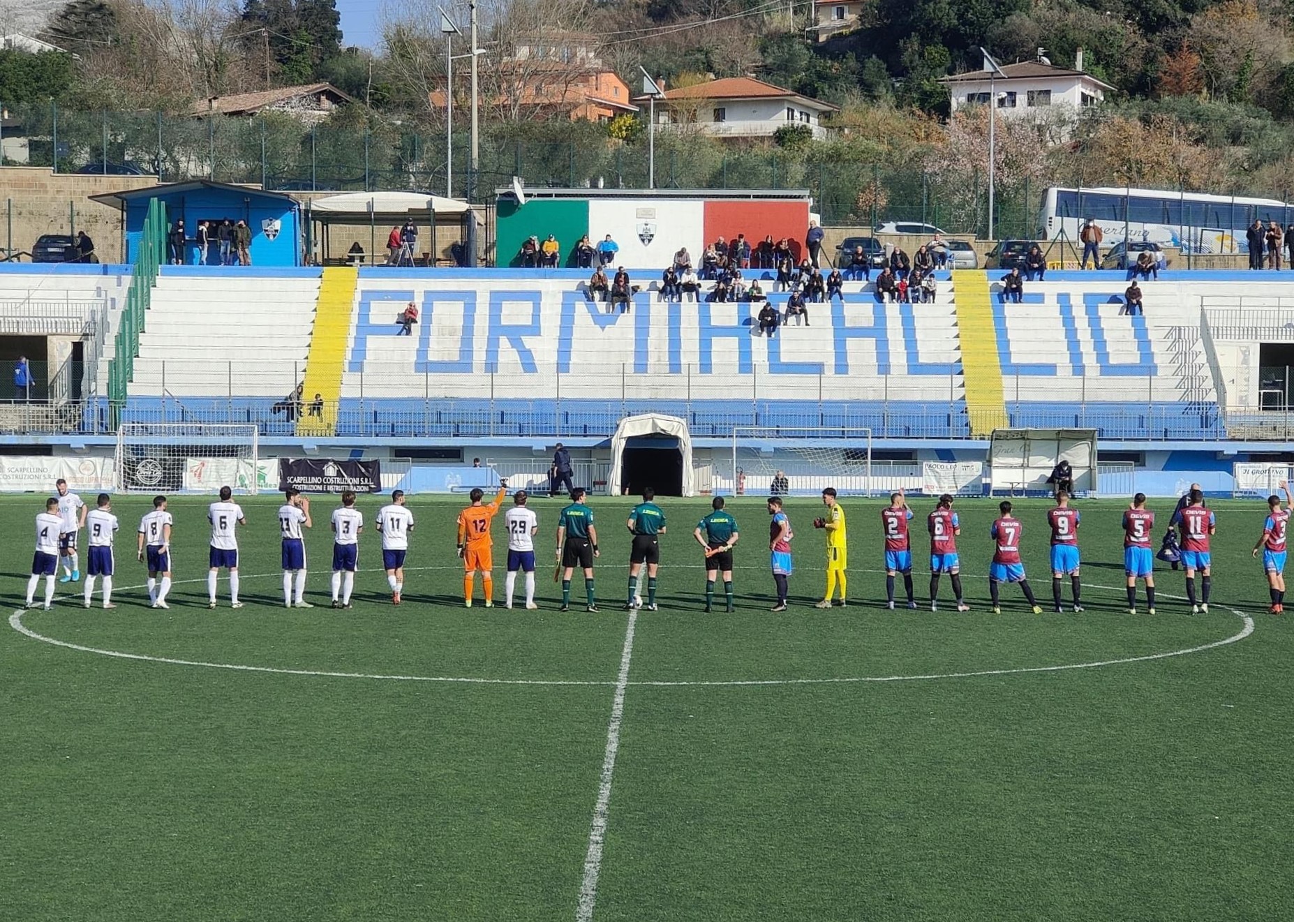 SERIE D. Positivi nell’Insieme Formia, rinviata la gara contro il Gladiator
