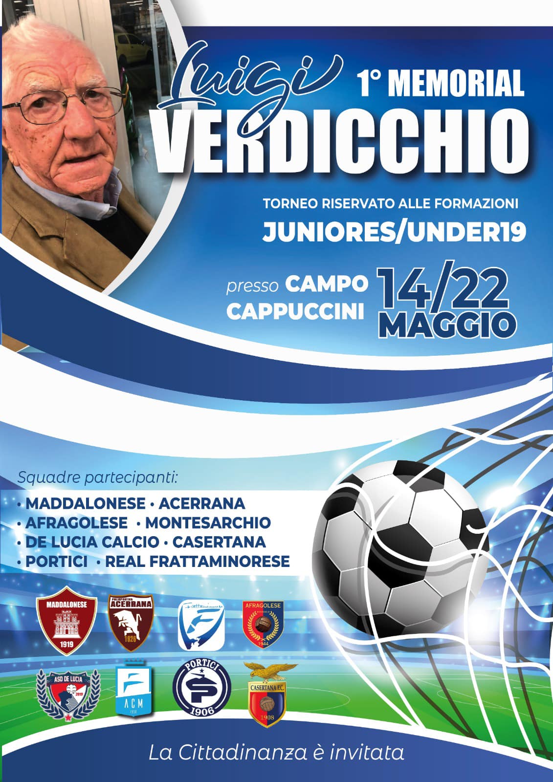 AL CAPPUCCINI. Grande successo per la 1ª edizione del ‘Memorial Luigi Verdicchio’. Domenica la finalissima