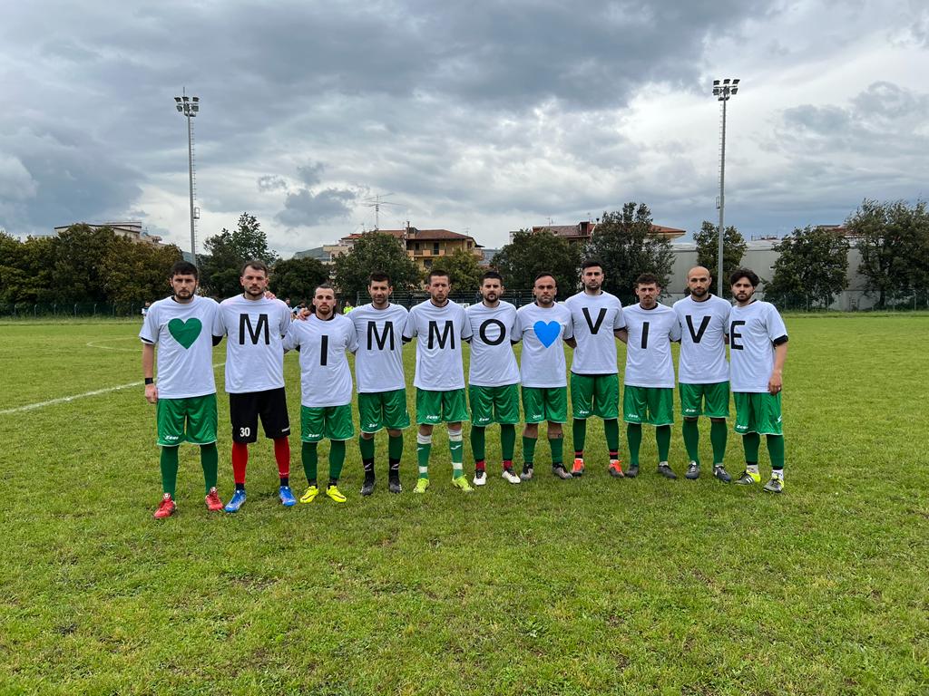 MIMMO VIVE. Bellissimo gesto del San Nicola che dedica la vittoria-salvezza ad una persona speciale