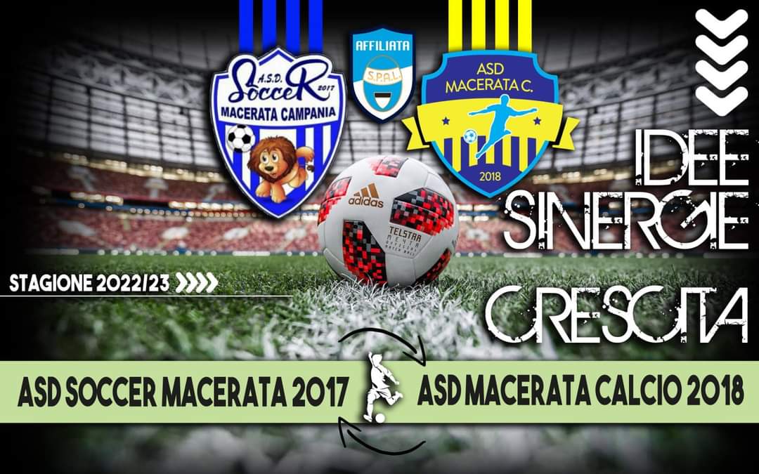 SINERGIA TRA SOCCER MACERATA E MACERATA CALCIO. Connubio tra le due scuole calcio con tante ambizioni