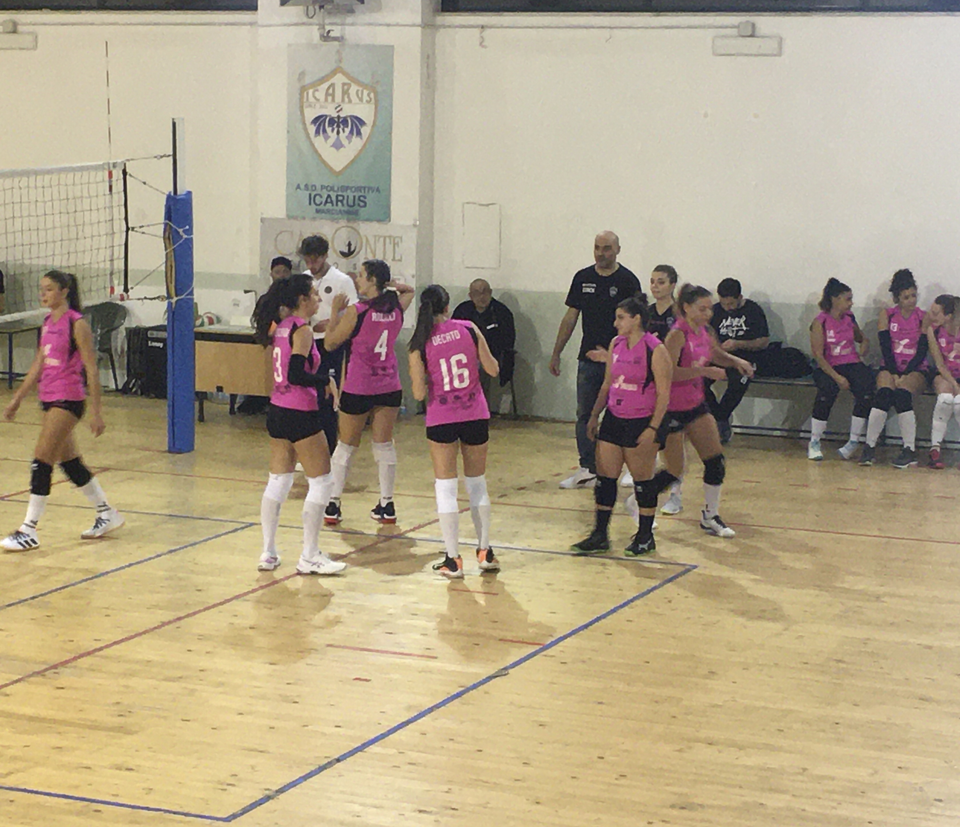 Icarus Marcianise pronta per il big-match casalingo con la Carbat Matese