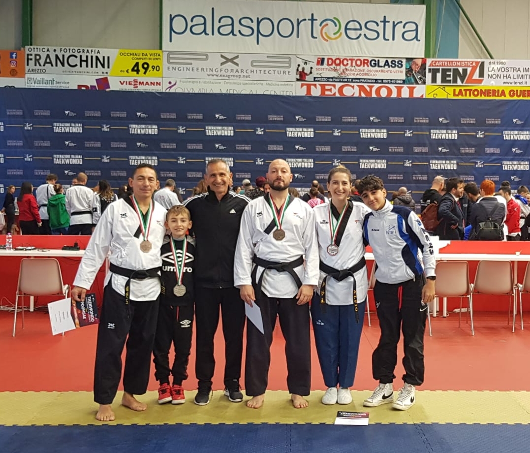 AI CAMPIONATI ITALIANI. Il Centro Taekwondo Ispanico sale sul podio più alto d’Italia