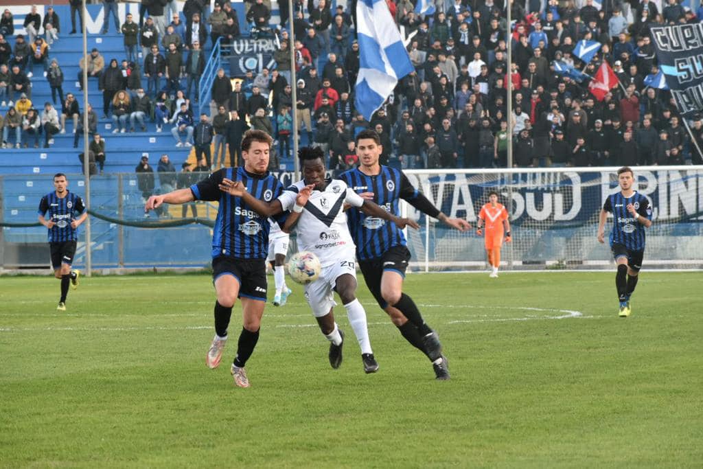 GLADIATOR AL TAPPETO. IL Brindisi prevale ma i nerazzurri vendono cara la pelle