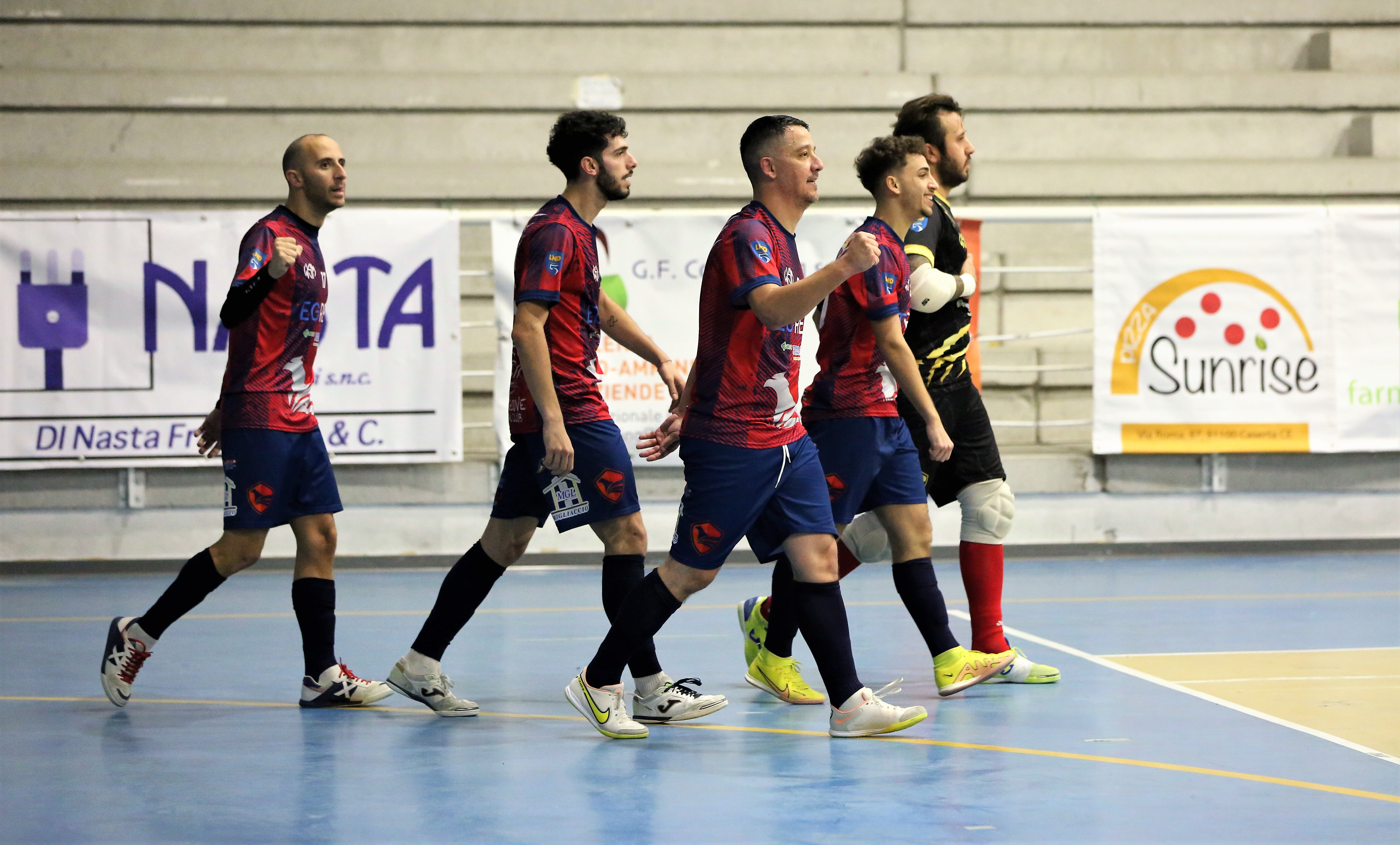 Il Casagiove Futsal irrompe in zona playoff, capitan Russo: “Dedicata alla società. Adesso non fermiamoci più”