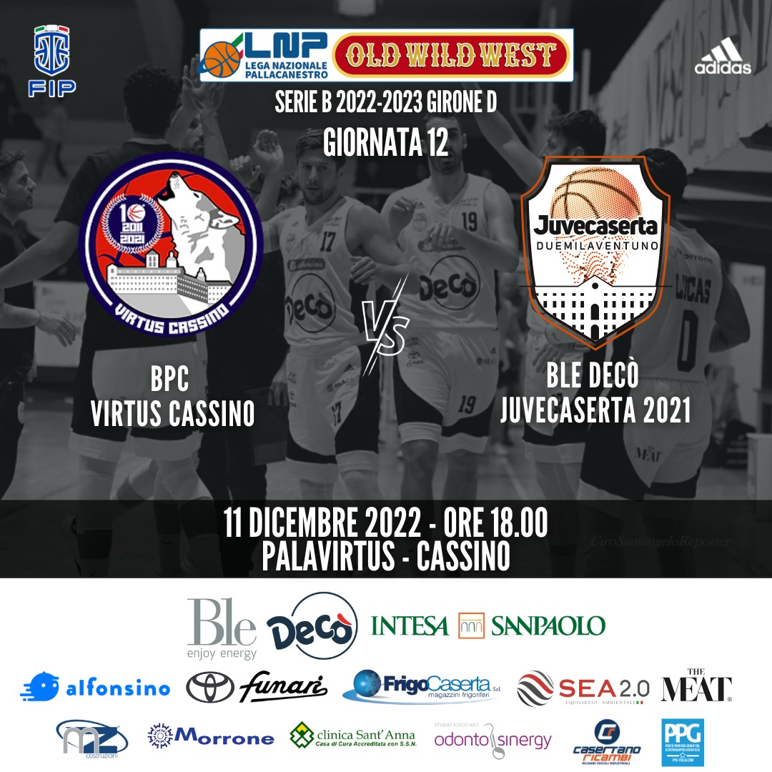 BIANCONERI IN CAMPO DOMENICA. La Ble Decò Juvecaserta a Cassino in cerca di conferme