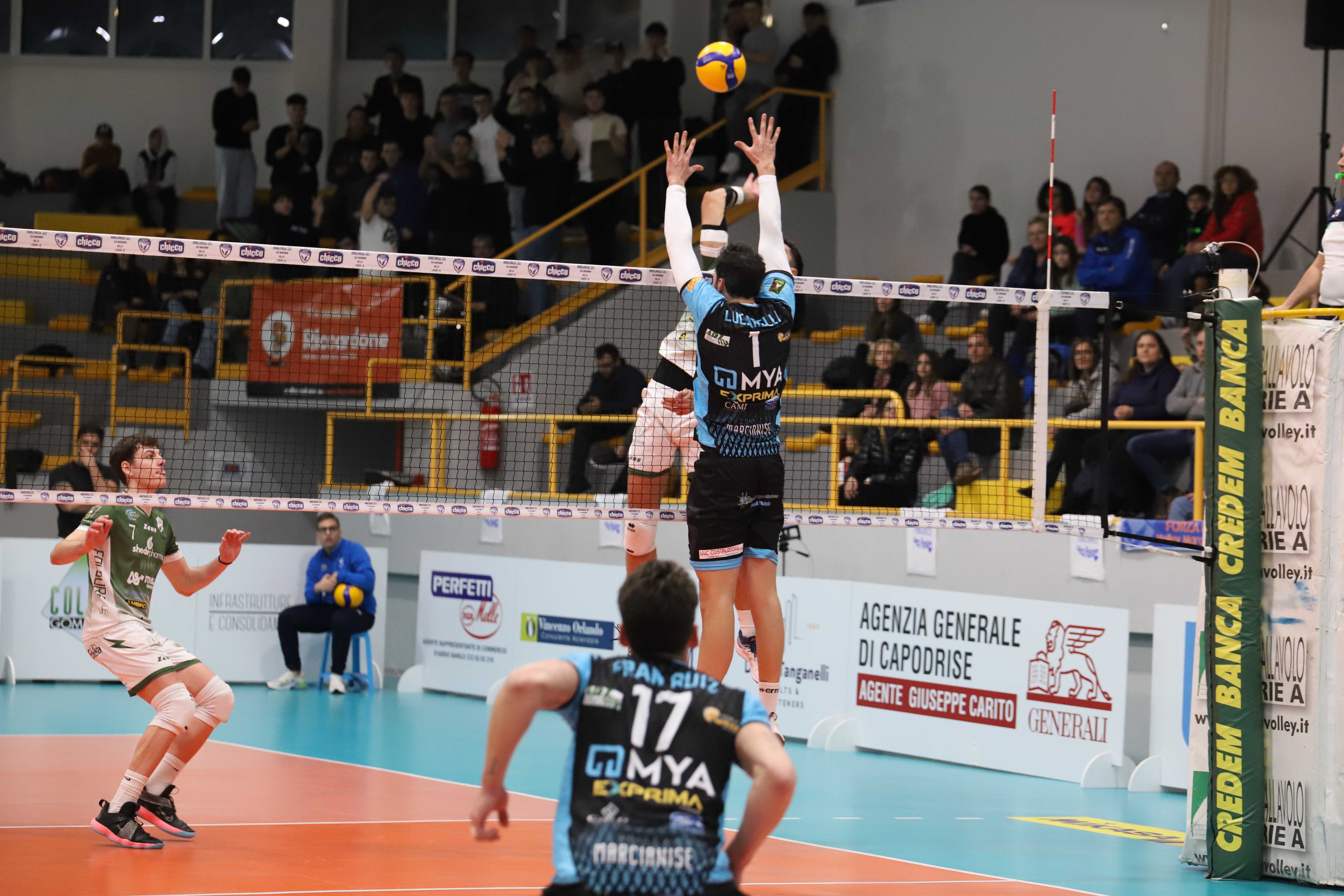 Tie-break fatale, il Volley Marcianise esce solo con un punto dalla sfida casalinga con l’Avimecc Modica