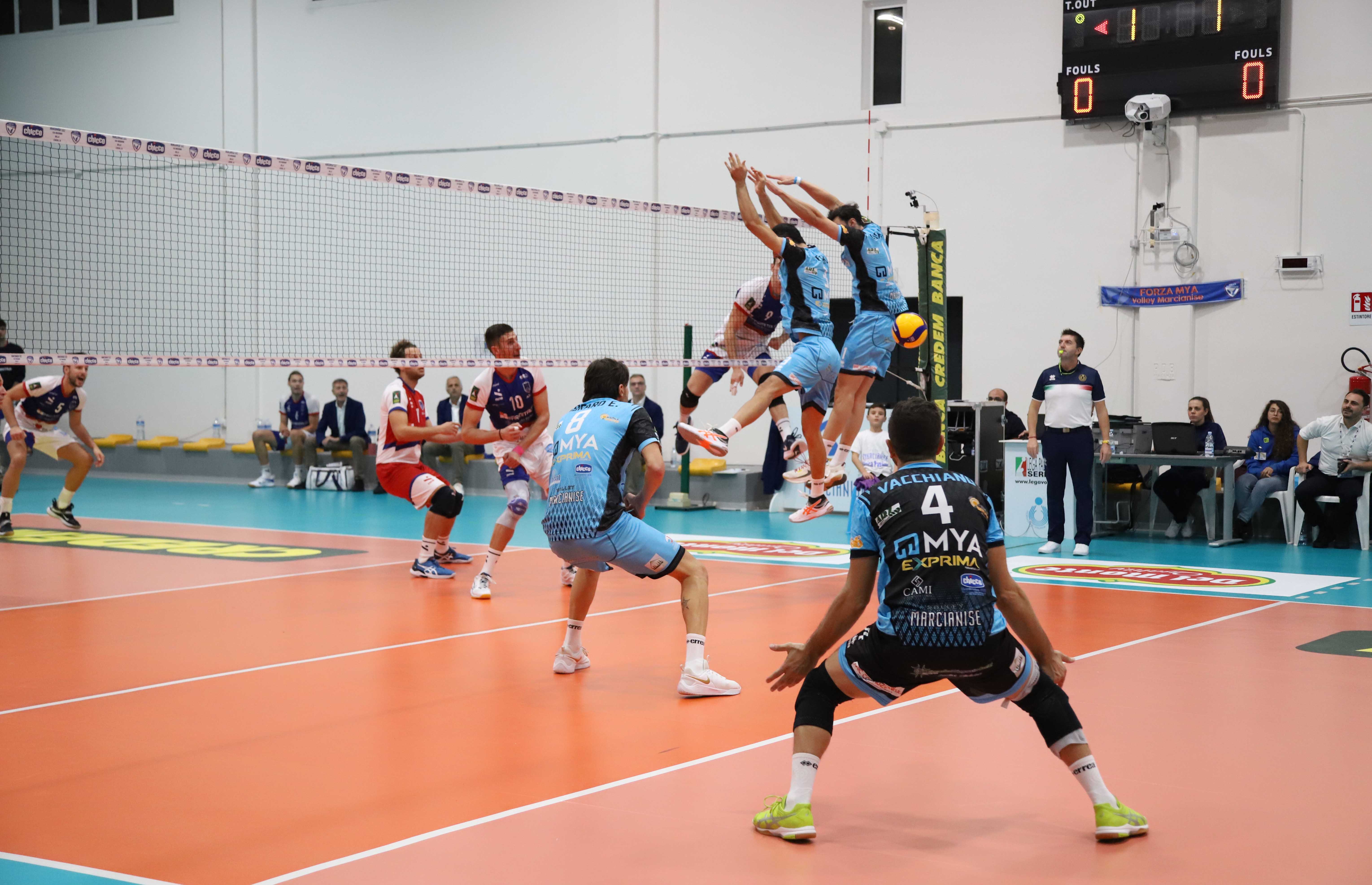 TRASFERTA AMARA. Troppa Farmitalia Catania per il Volley Marcianise