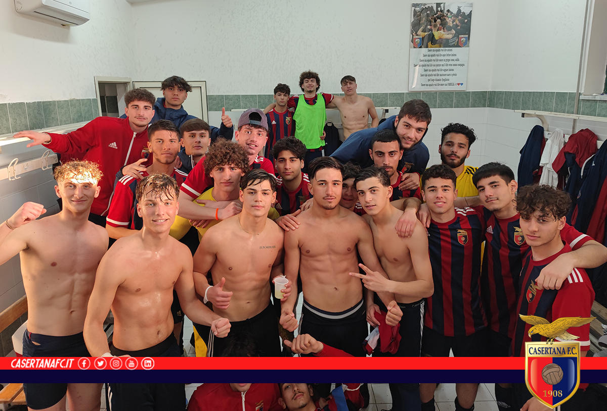 CASERTANA, JUNIORES CAMPIONE. I giovani falchetti dominano il girone e volano alla fase finale