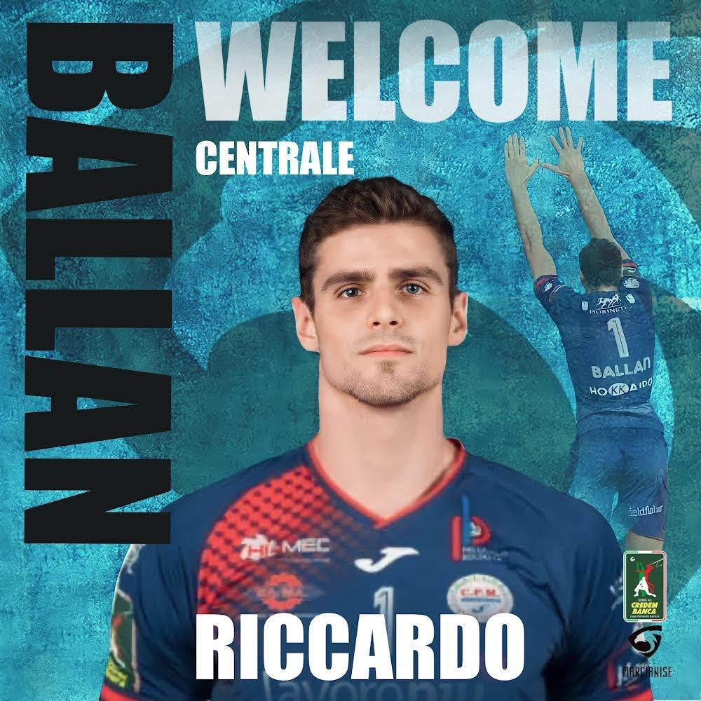 NOVITA’ AL CENTRO. Ballan è biancoblù: “Volley Marcianise sfida da vincere. Pronto a tutto per questa maglia”