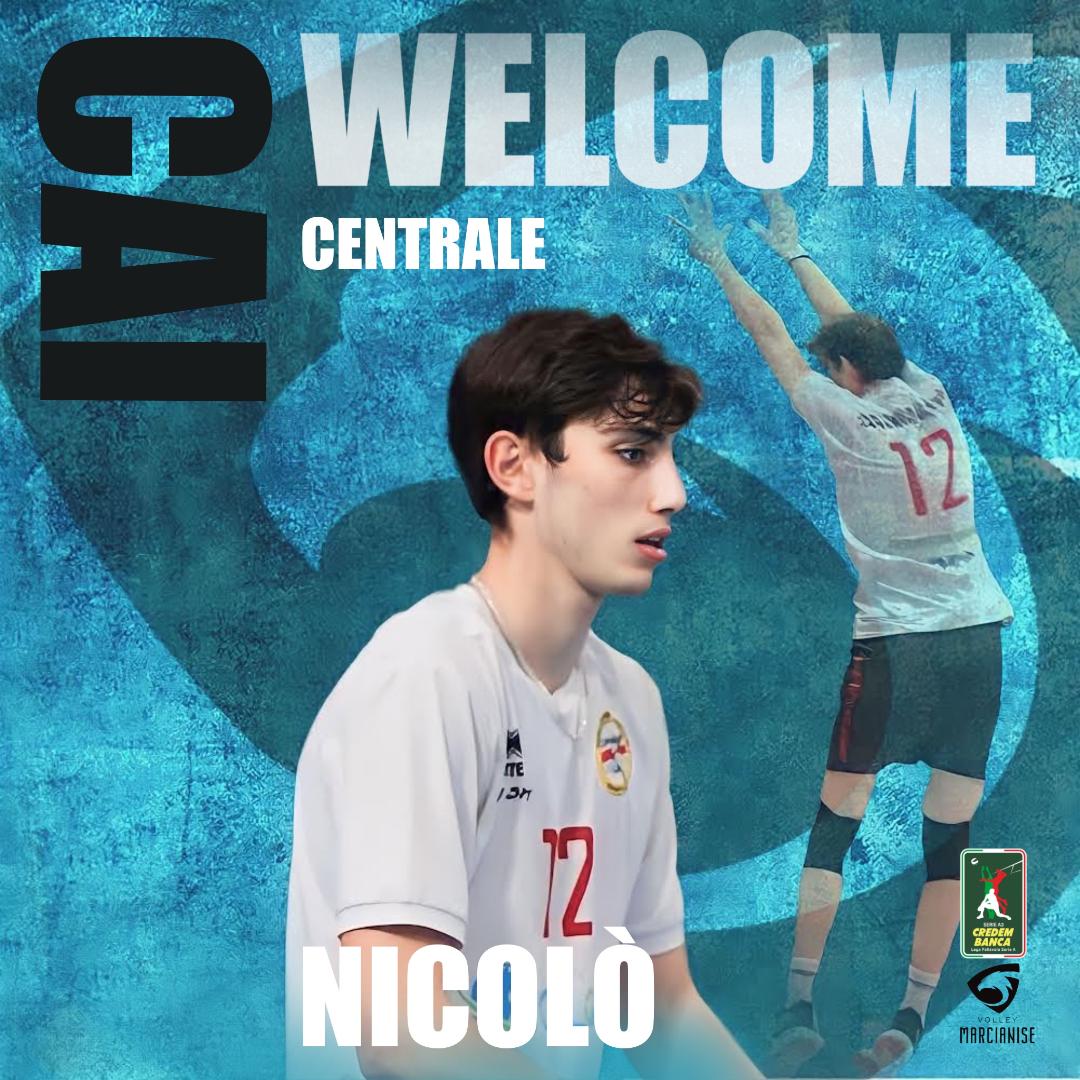 ARRIVA UN ALTRO CENTRALE. La carica di Nicolò Cai: “Arrivo con grandi motivazioni ed entusiasmo, grazie Volley Marcianise”