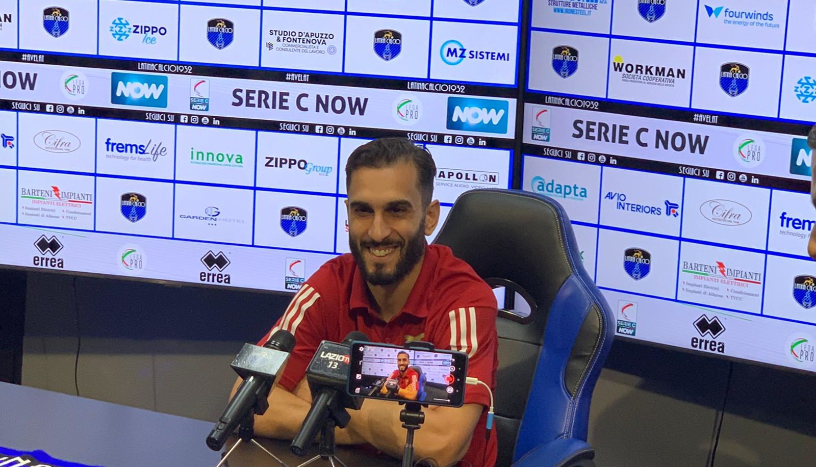 PAROLA DI CAPITANO. Celiento: “Orgoglioso di indossare la fascia della Casertana. A Latina percezione di vincere”