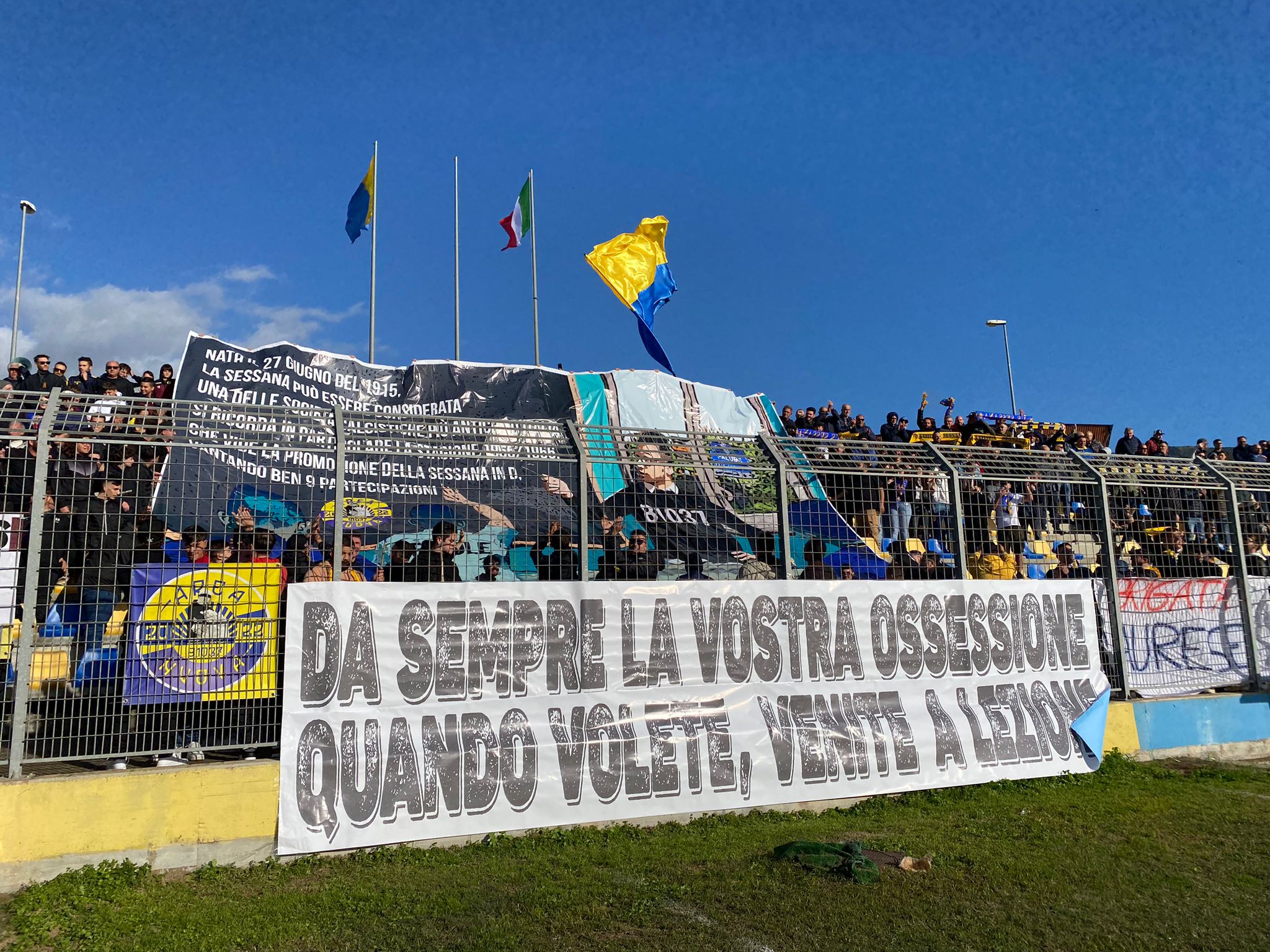 TERMINA IN PARITA’ IL DERBY AL “PRASSINO”. Vantaggio gialloblù, il Cellole pareggia nel finale