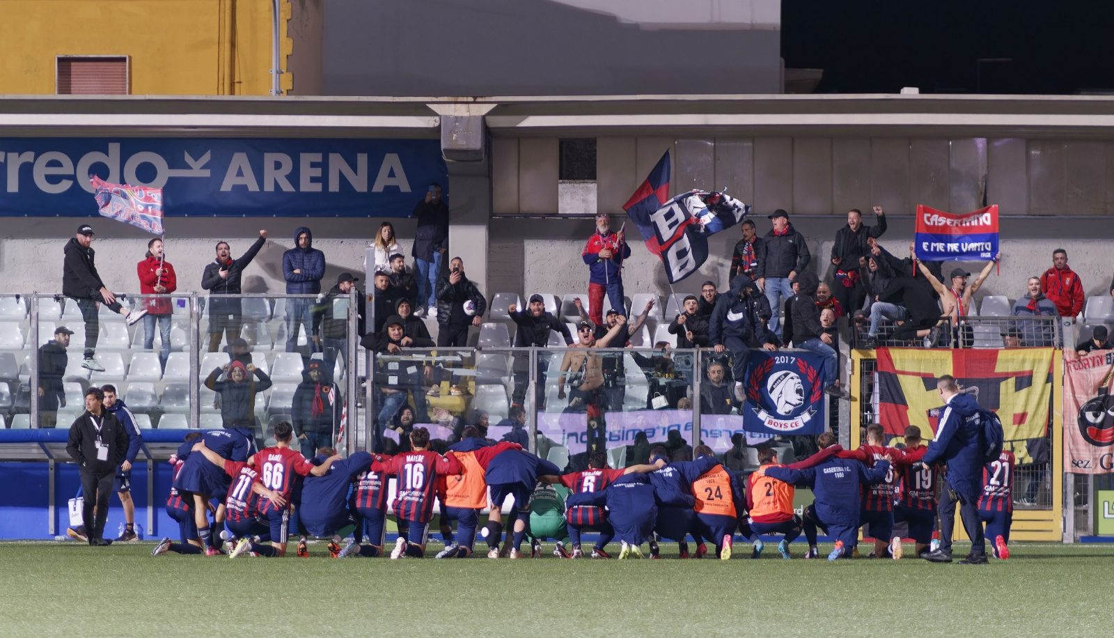 CASERTANA “ON FIVE”. Curcio e Montalto fanno sognare una città intera: tifosi euforici