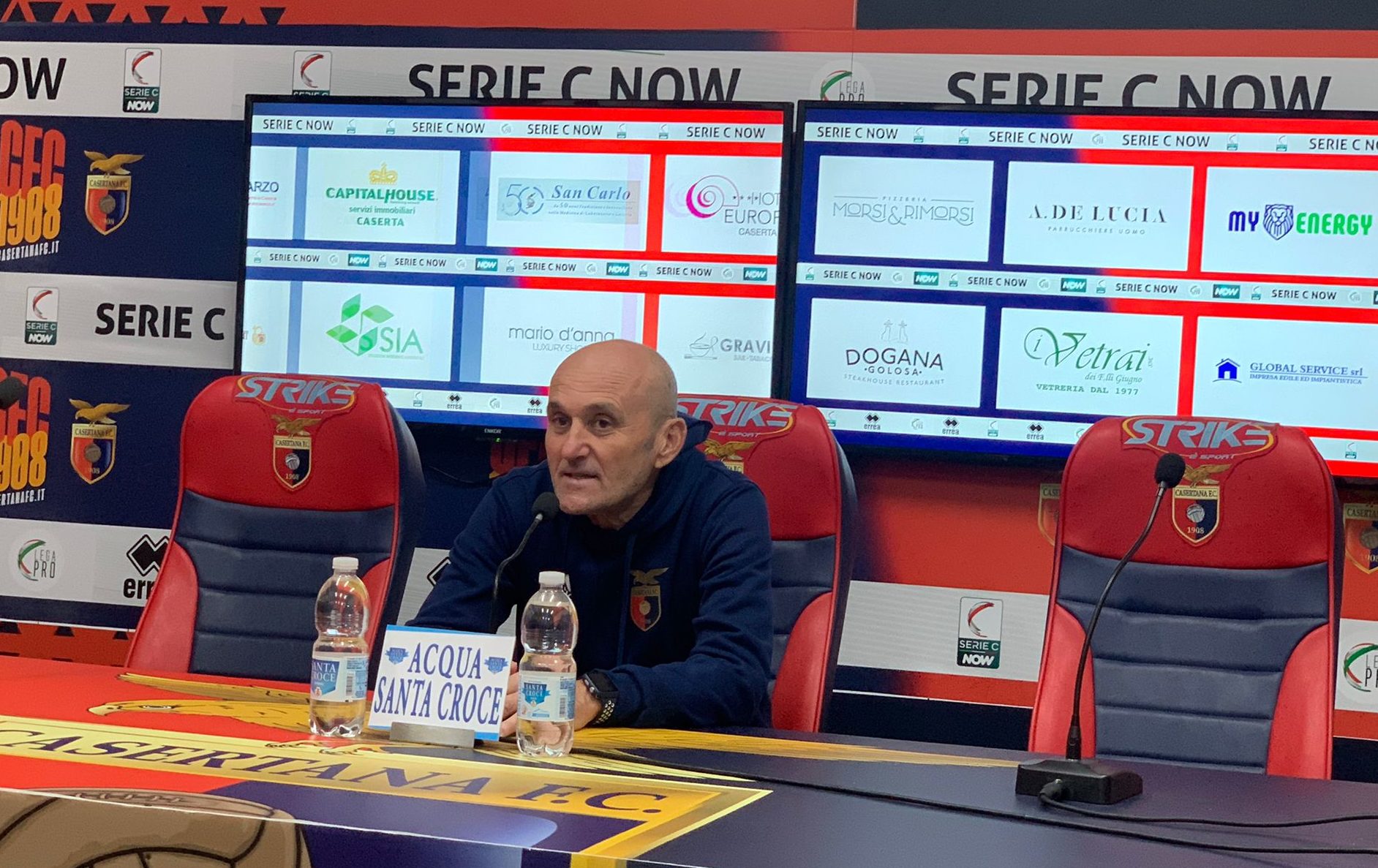 CASERTANA DA APPLAUSI. Cangelosi: “Si è giocato a calcio. Problema intestinale per alcuni atleti …