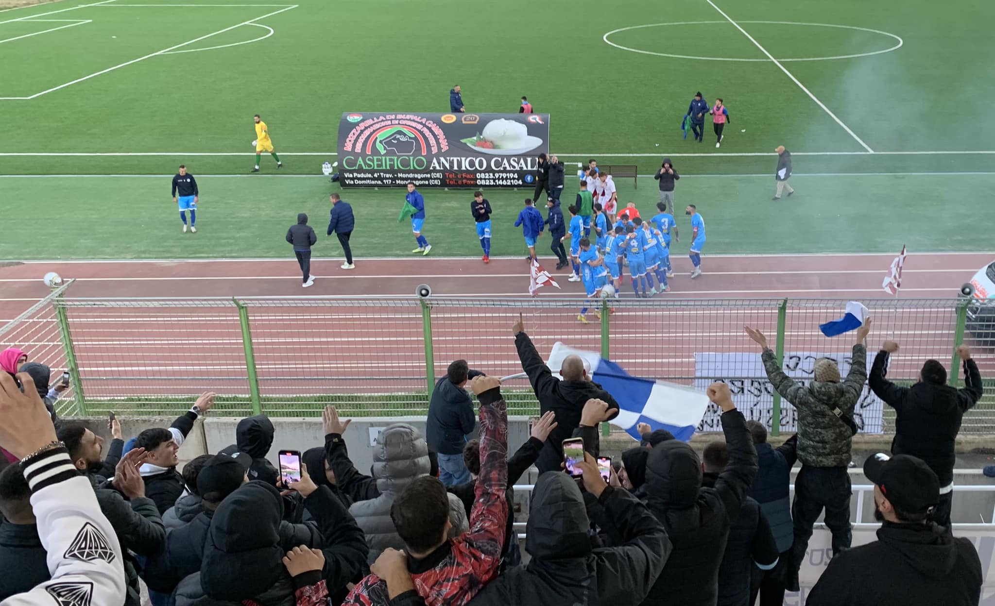 CASTEL VOLTURNO TRAVOLGENTE! Poker al Real Aversa nel derby