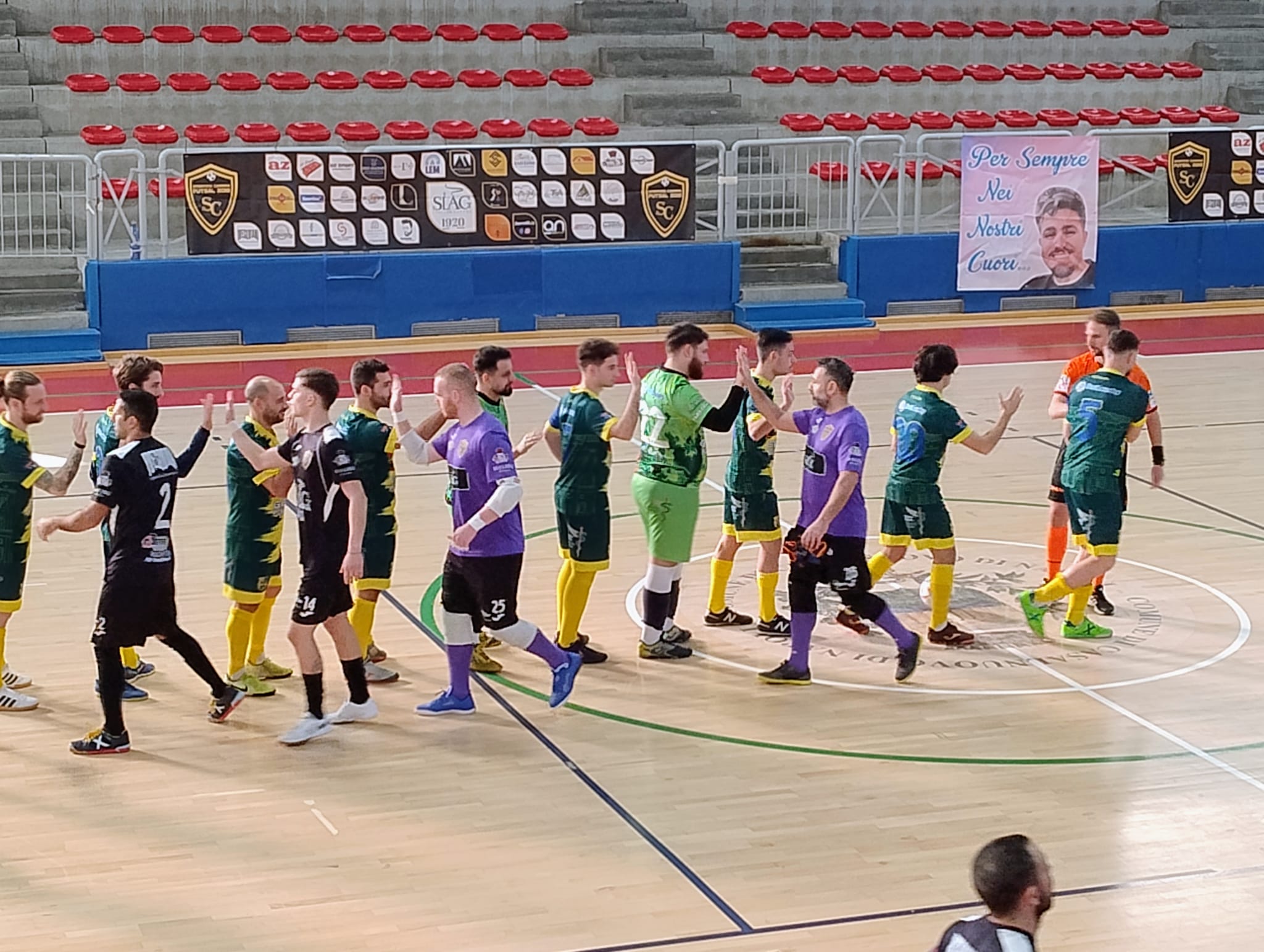 ALLENAMENTO CONGIUNTO. Questa sera il G.S. Olympus Caserta C5 ospite del Futsal Cisterna