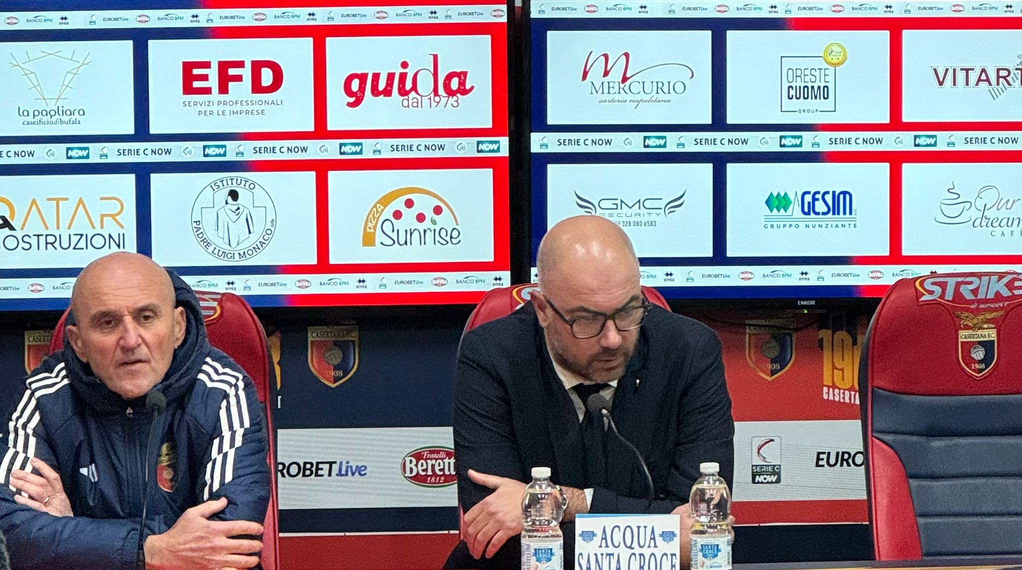 PARI DELUDENTE. Casertana in difficoltà, mister Cangelosi: “L’ambiente ha fatto troppi voli pindarici, io guardo solo alla salvezza”. Degli Esposti: “Partiti in ritardo. stiamo facendo il massimo”