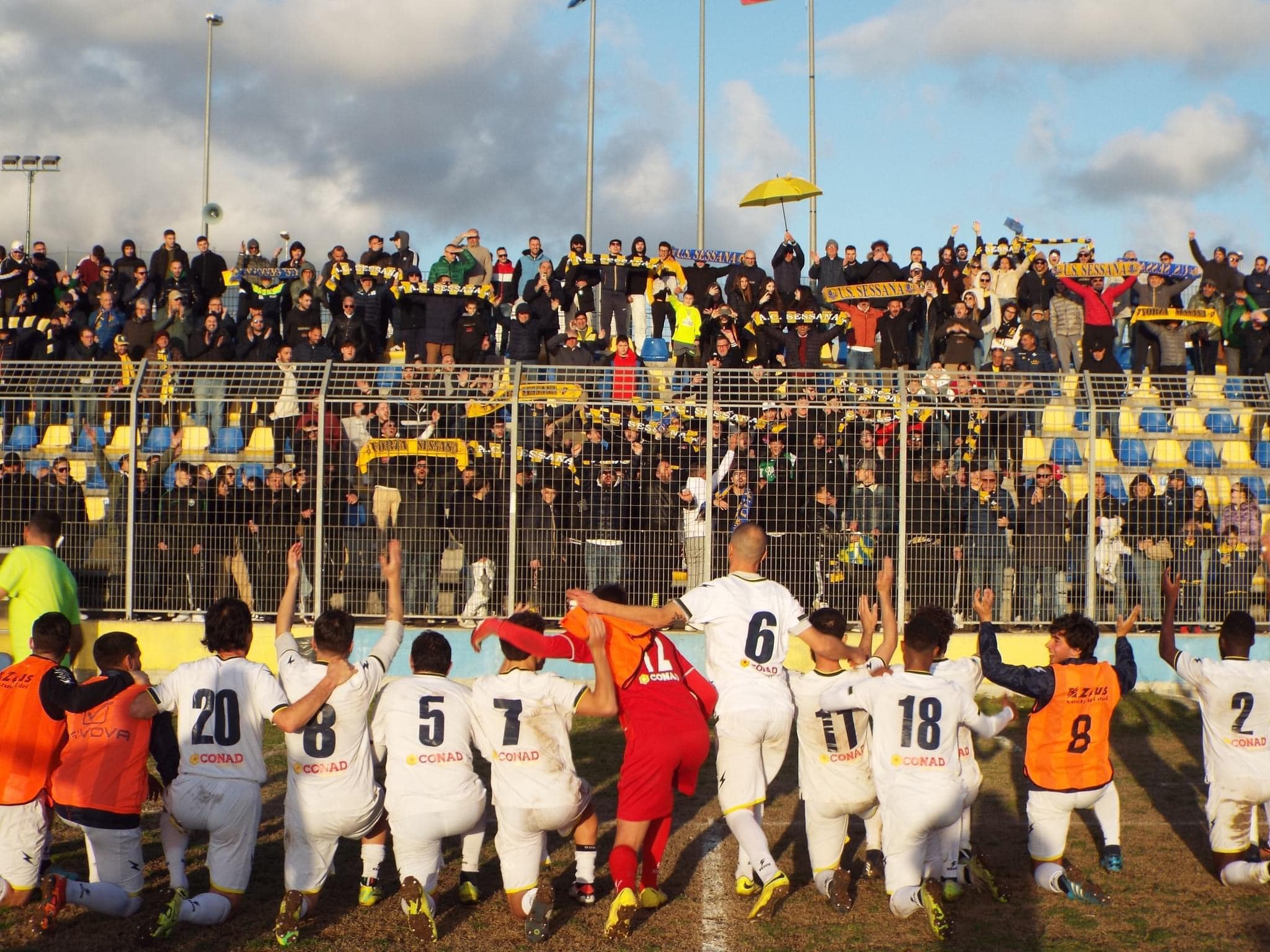 LA SESSANA NON SBAGLIA AL “PRASSINO”. I gialloblù superano il Puglianello nel big match di giornata e tengono la vetta